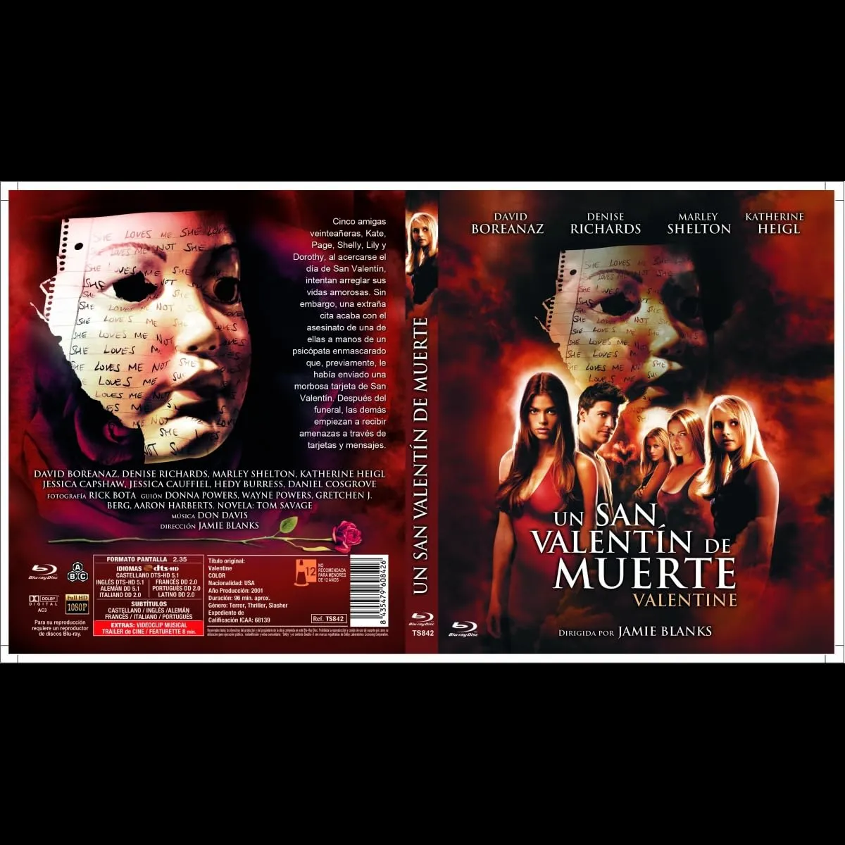 Un San Valentin de muerte (Valentine - Appuntamento con la morte) - Bluray Import Resen - AUDIO ITA