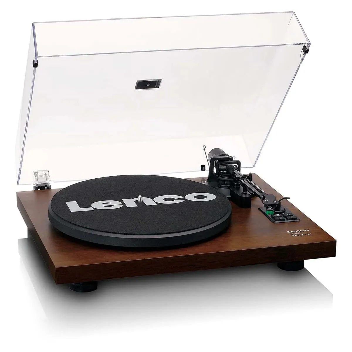 Lenco LS-600WA - Giradischi Bluetooth® - Giradischi con due altoparlanti esterni e 2 x 30 Watt RMS - Noce