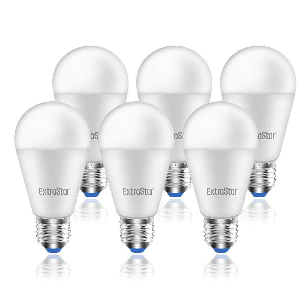 EXTRASTAR Lampadina LED E27, 15W (equivalenti a 120W), 3000K, luce bianca calda - Pacco da 6
