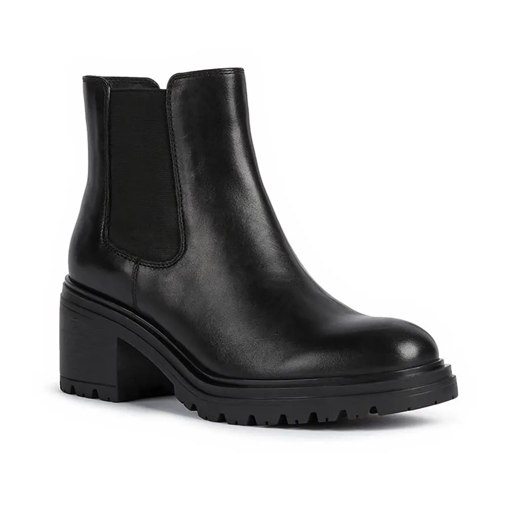 Geox D Damiana E, Stivaletti Donna, Nero, 39 EU