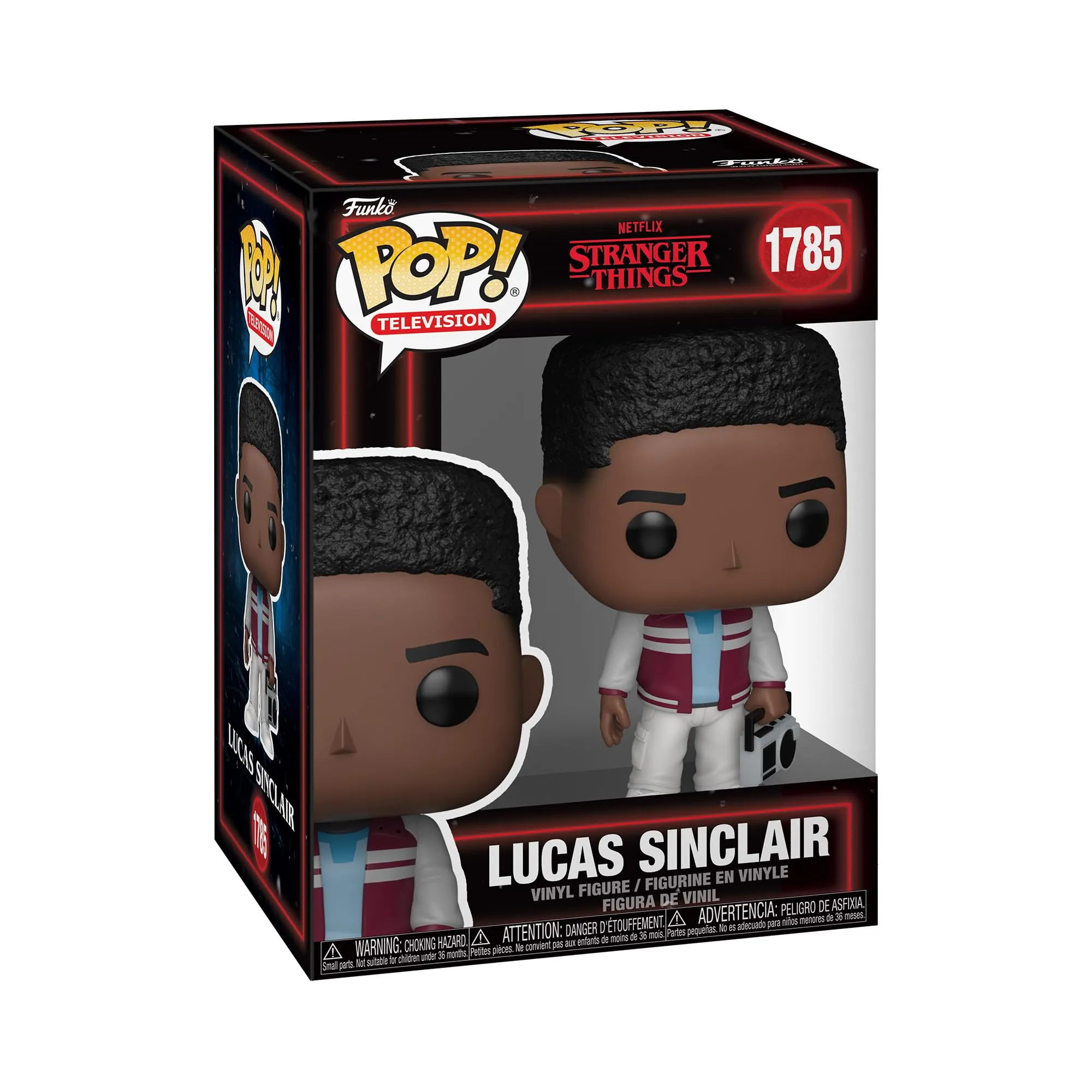 Funko POP! TV: Stranger Things Season 5 - Lucas Sinclair - Figura in Vinile da Collezione - Idea Regalo - Merchandising Ufficiale - Giocattoli per Bambini e Adulti