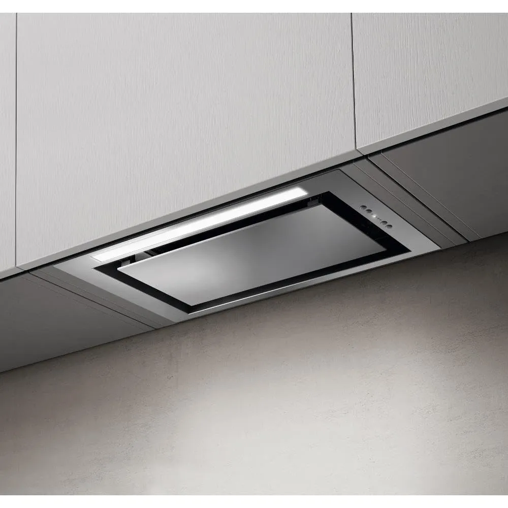 ELICA LANE GR/A/52 Cappa incasso aspirapolvere pulsante elettronico LED grigio PRF0157369