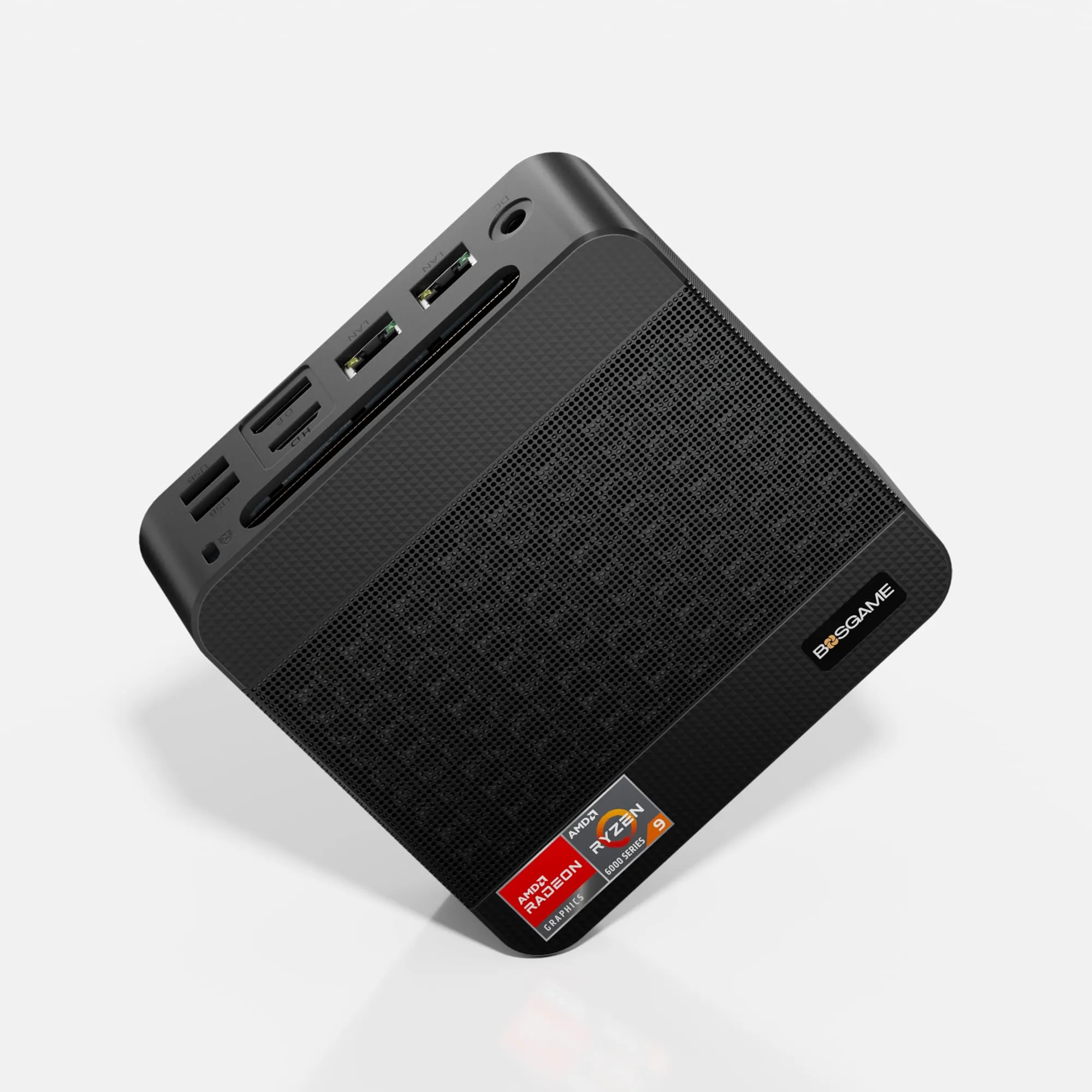 BOSGAME P4 Mini PC, Ryzen 7 5700U (fino a 4,3GHz, 8C/16T) DDR4 16GB RAM 512GB NVMe M.2 SSD Mini Computer Desktop, WiFi6E/BT5.2/Triple Display 4K@60Hz Output & 2.5 Gigabit Ethernet