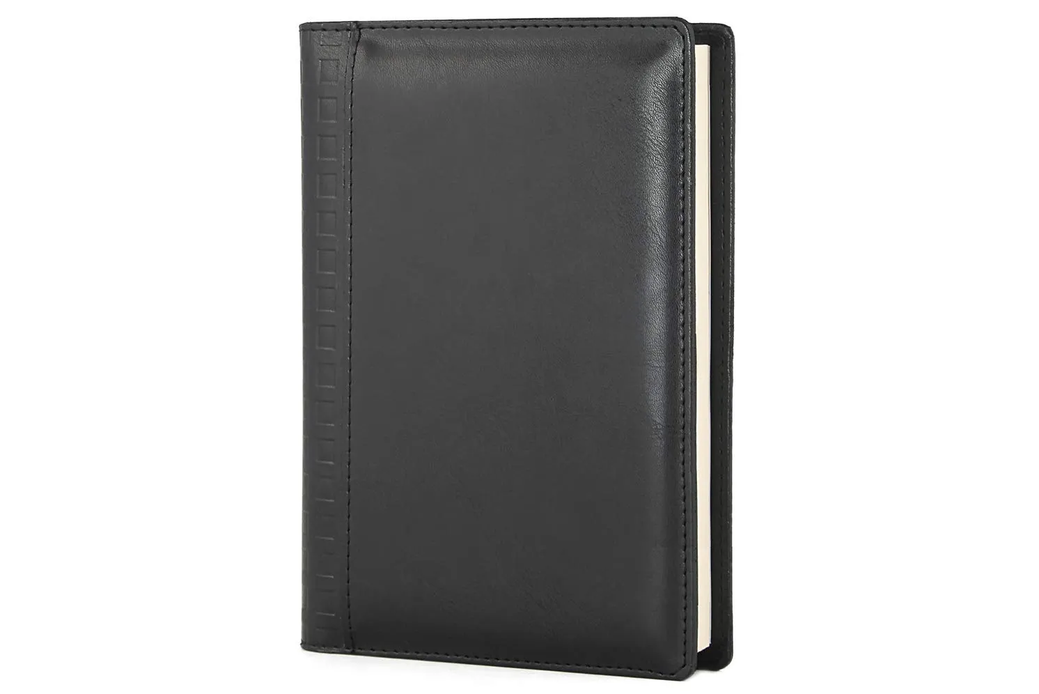 PROGRESSIO Agenda giornaliera 2025 DALLAS, calendario 12 mesi planner a righe made in Italy (15x21 (A5) Nero)