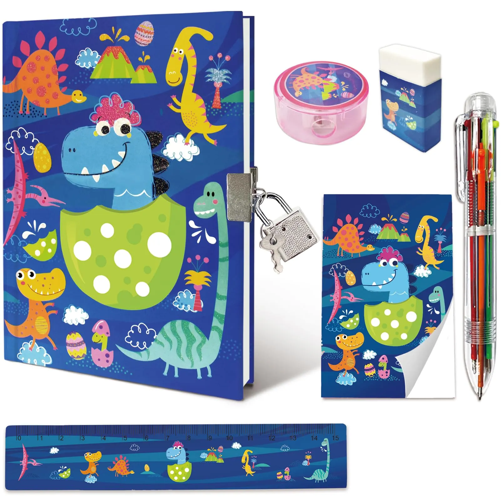 Diario Segreto Bambina con Lucchetto Set Cancelleria