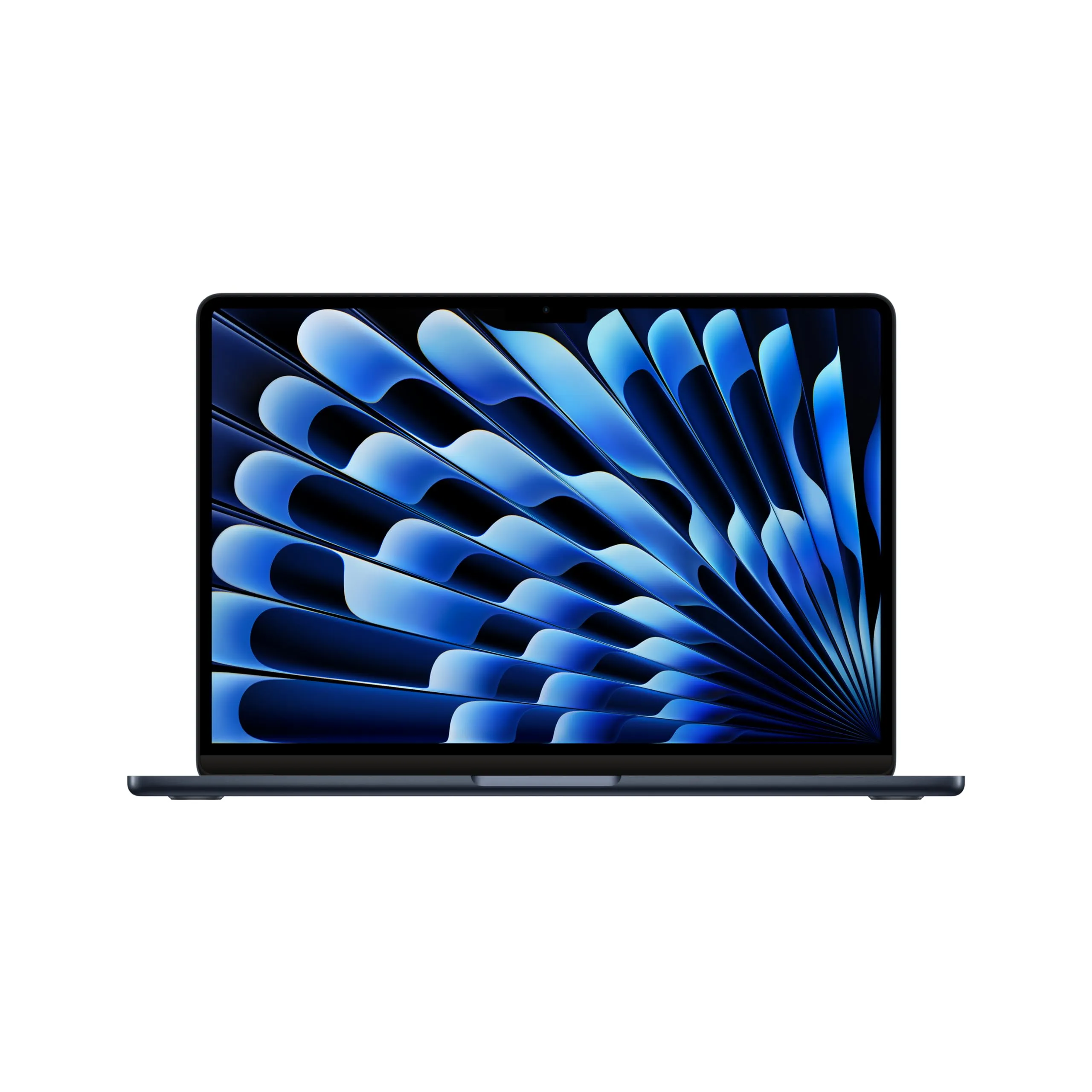 Apple laptop MacBook Air 13" con chip M3 (2024): display Liquid Retina 13,6", memoria unificata 8GB, archiviazione SSD 512GB, videocamera FaceTime HD 1080p, Touch ID; Mezzanotte