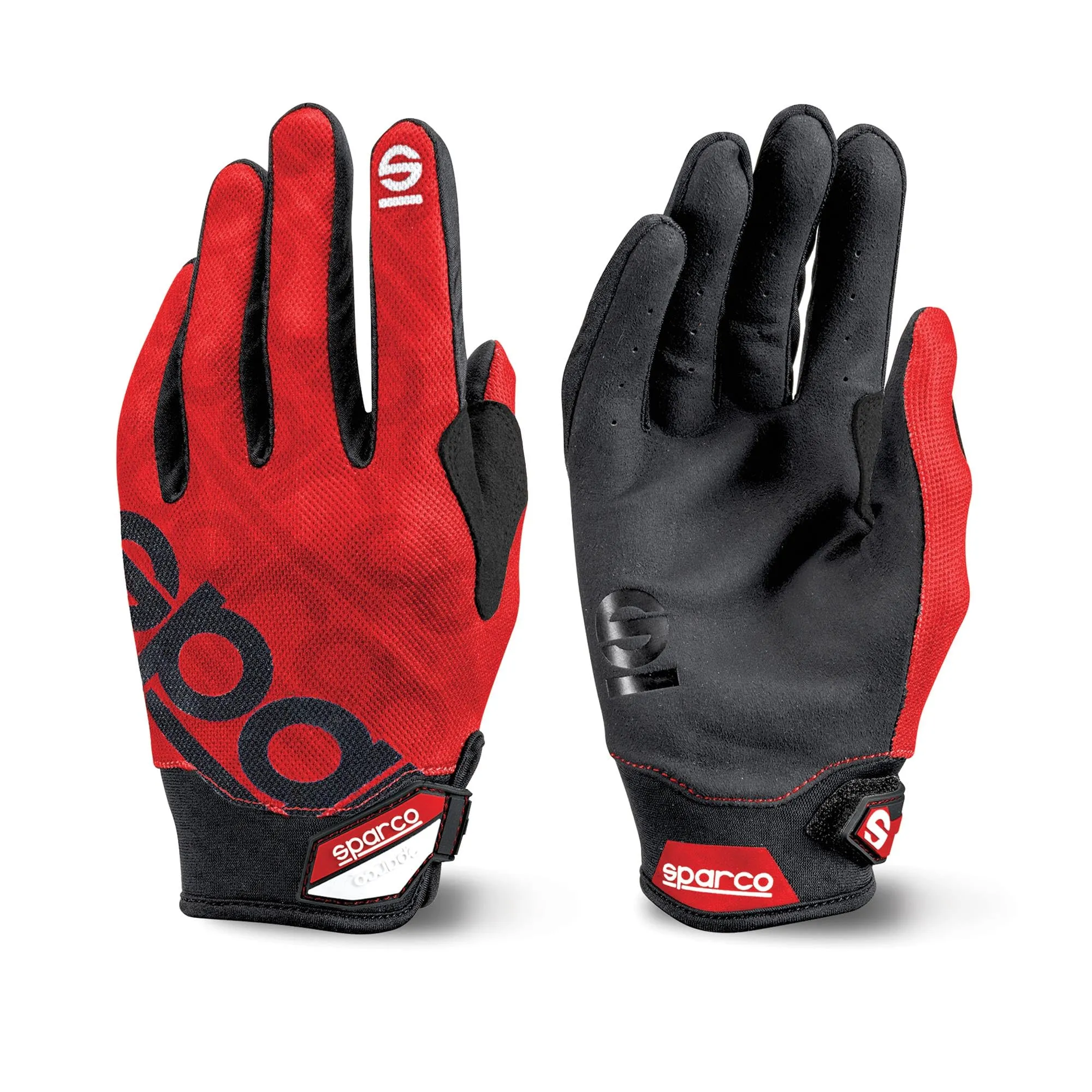 Sparco Meca 3 Guanti Taglia 10 (M) Rosso