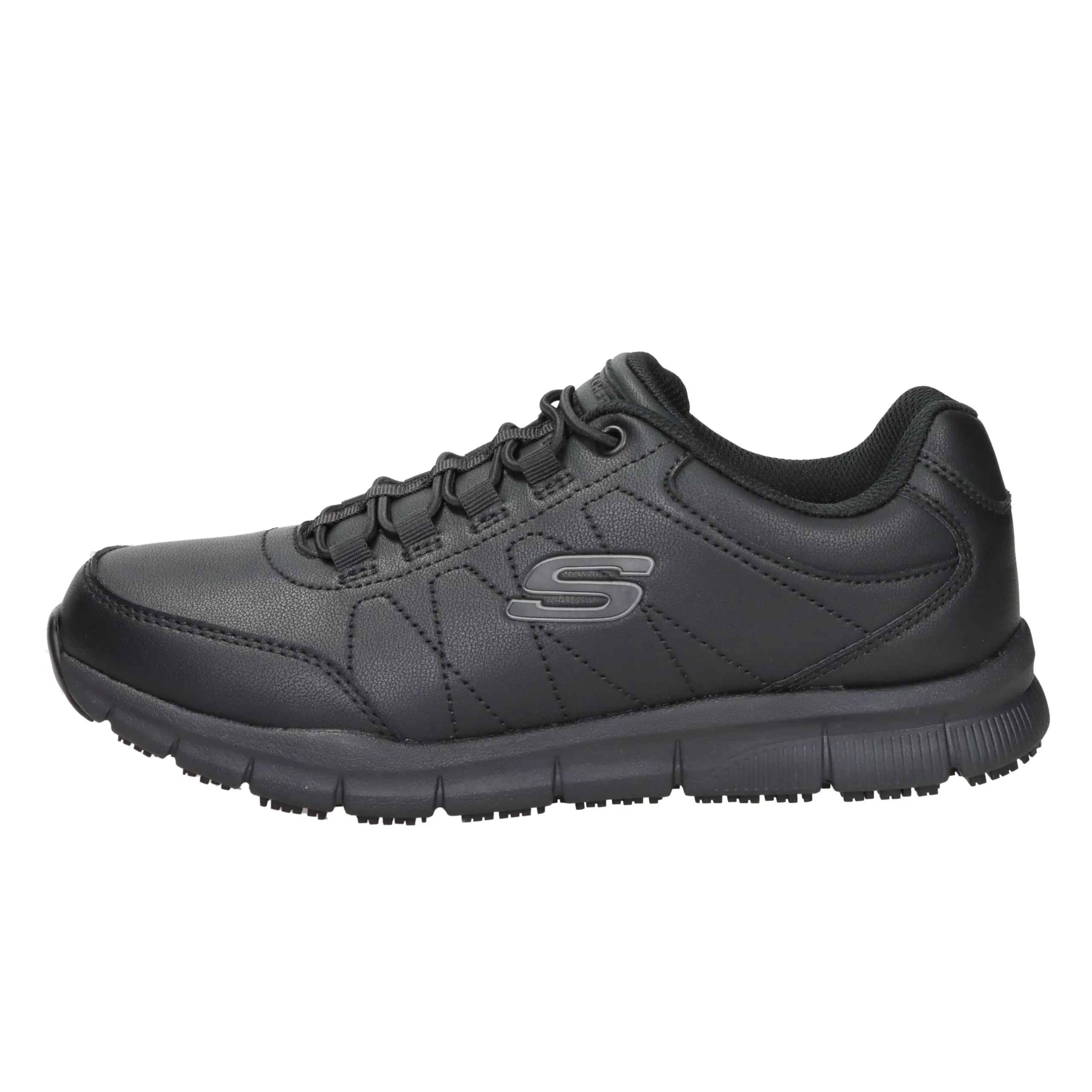 Skechers Scarpe da Uomo Nampa Osil Medical Service, Sintetico Nero., 43 EU