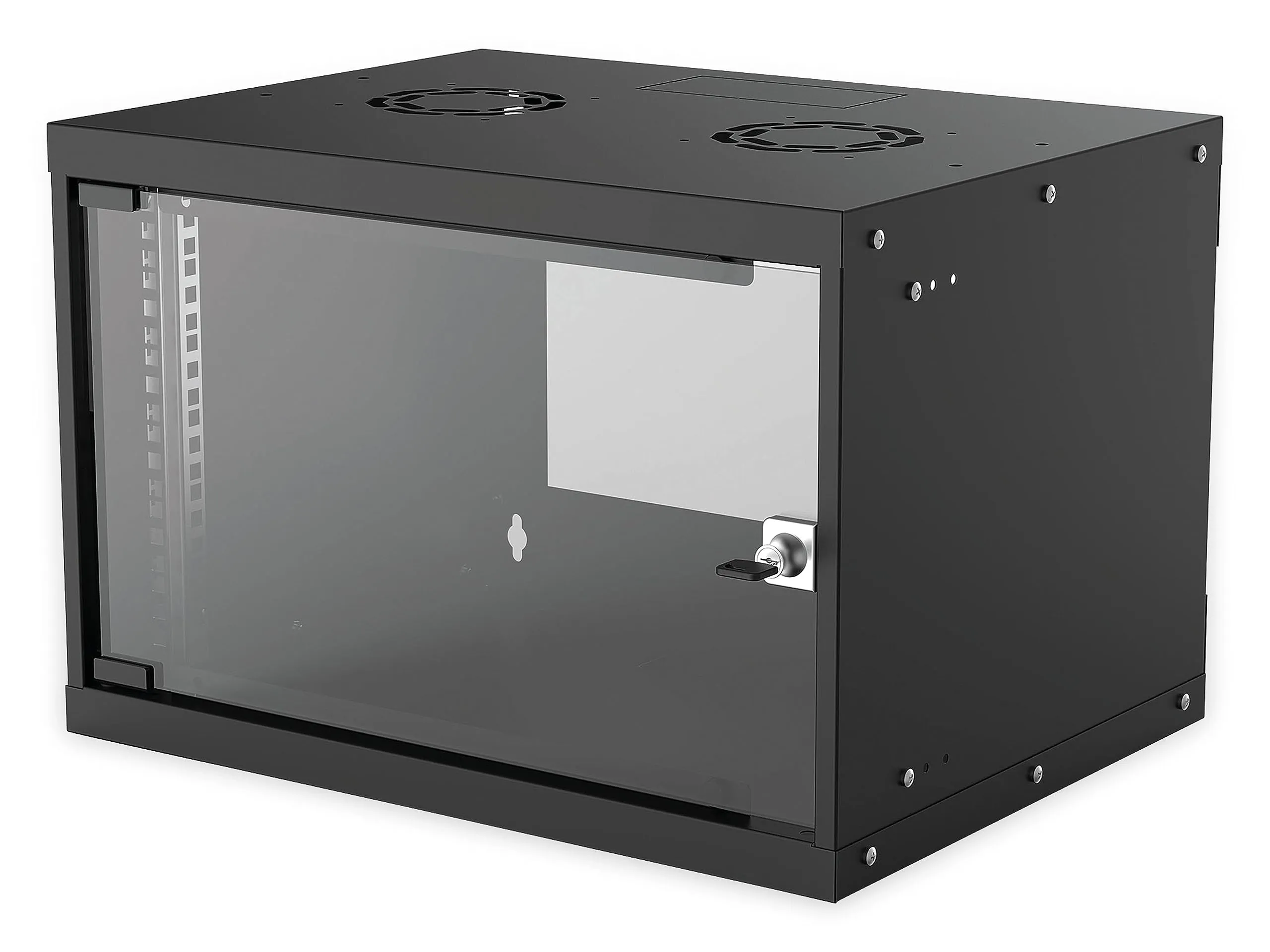 Intellinet 714143 48,26 cm (19 Pollici) a Muro Basic Line 6 He 353 (H) x 540 (L) x 400 (P) mm Flat Pack Classe di Protezione IP20 Nero