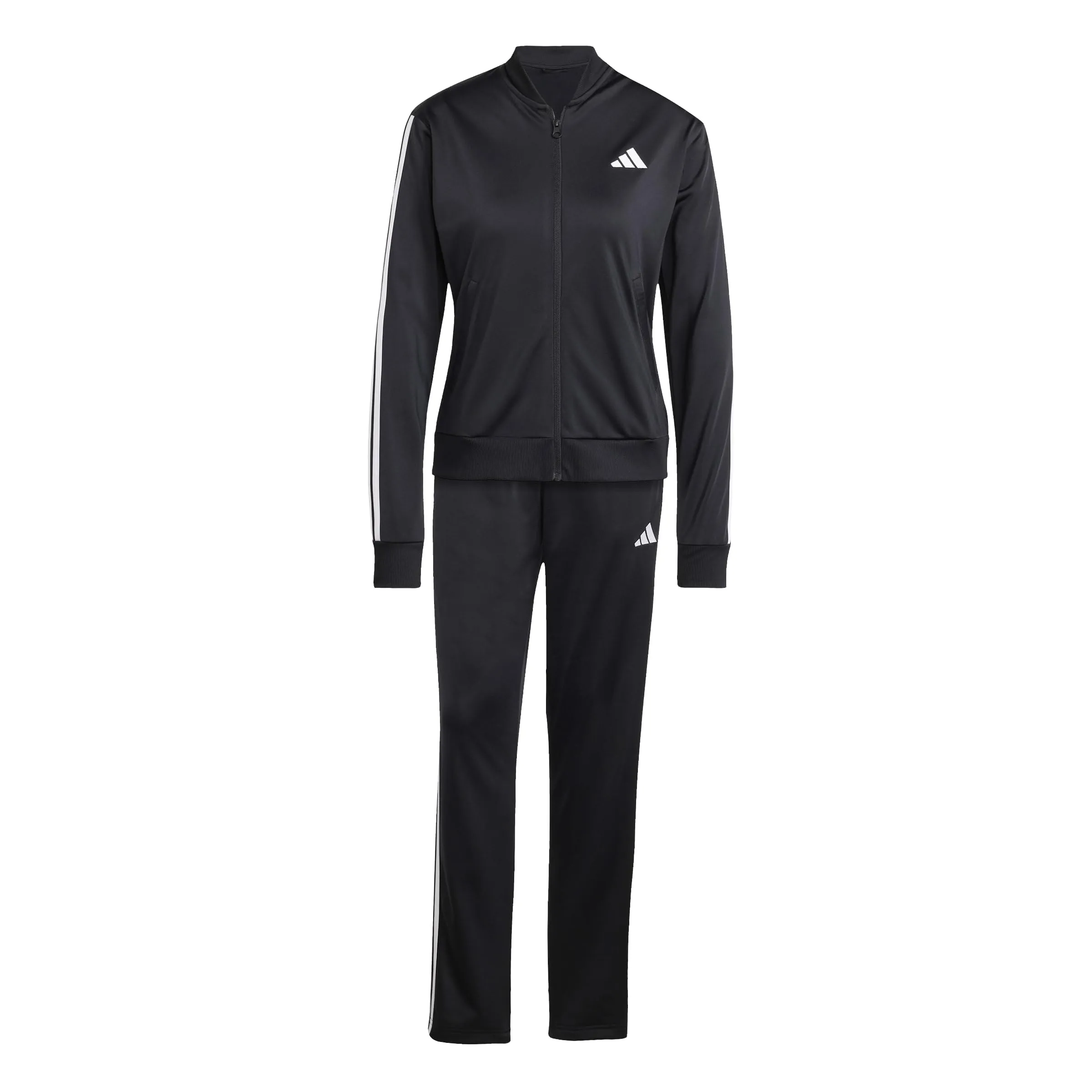 adidas Donna ESSENTIALS 3-STRIPES TRACKSUIT, Black, L