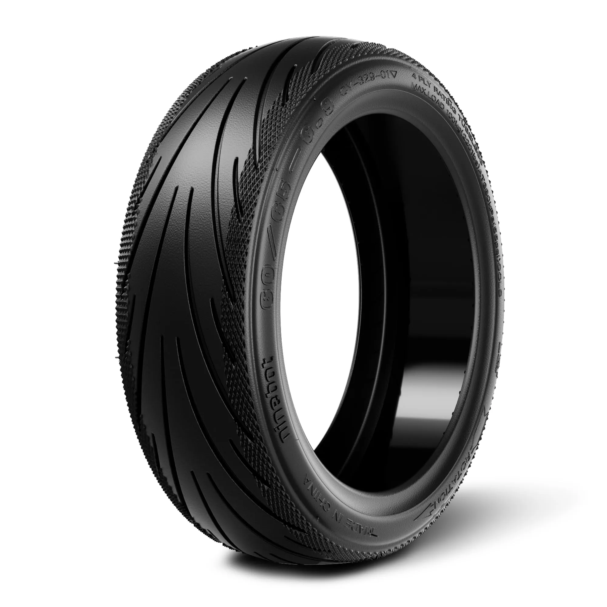 60/65-6.9 Pneumatici Tubeless Ruota Posteriore Compatibile con Segway Ninebot Max G2 G2E G2D G65 KickScooter, 10 Pollice Gomma Vuoto Antiscivolo Pneumatico Esterno Monopattino Accessori Originali