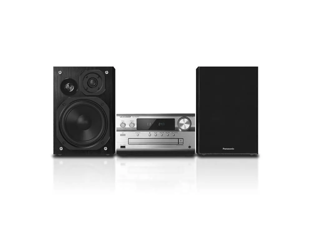 Panasonic SC-PMX94EG-S Micro HiFi System in black (120 Watt RMS, Digital Radio DAB+, CD, FM Radio, Bluetooth, USB, AUX)