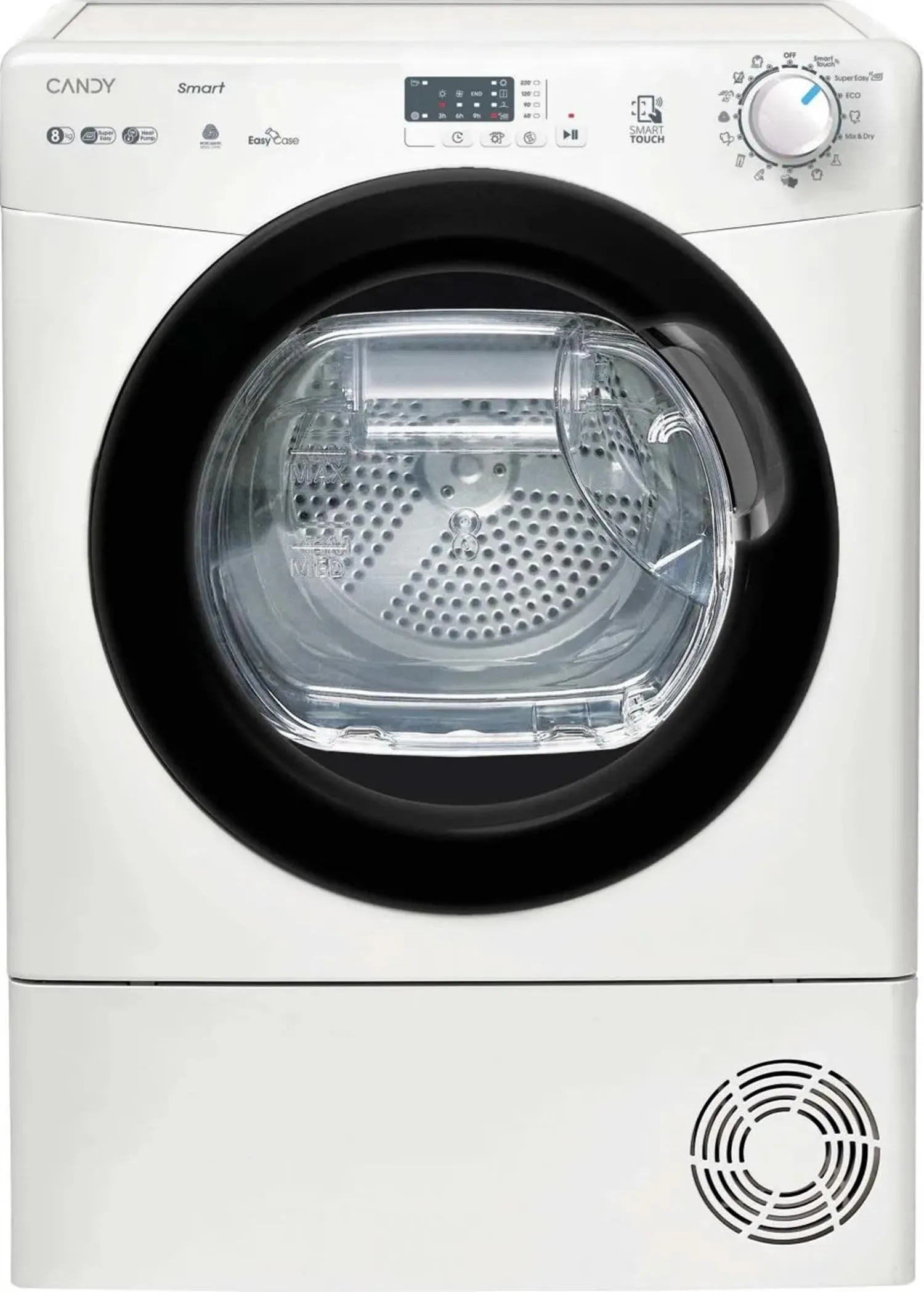 CS EH8N1LBE-S - Asciugatrice 8 Kg, con pompa di calore, Libera Installazione, Classe energetica E