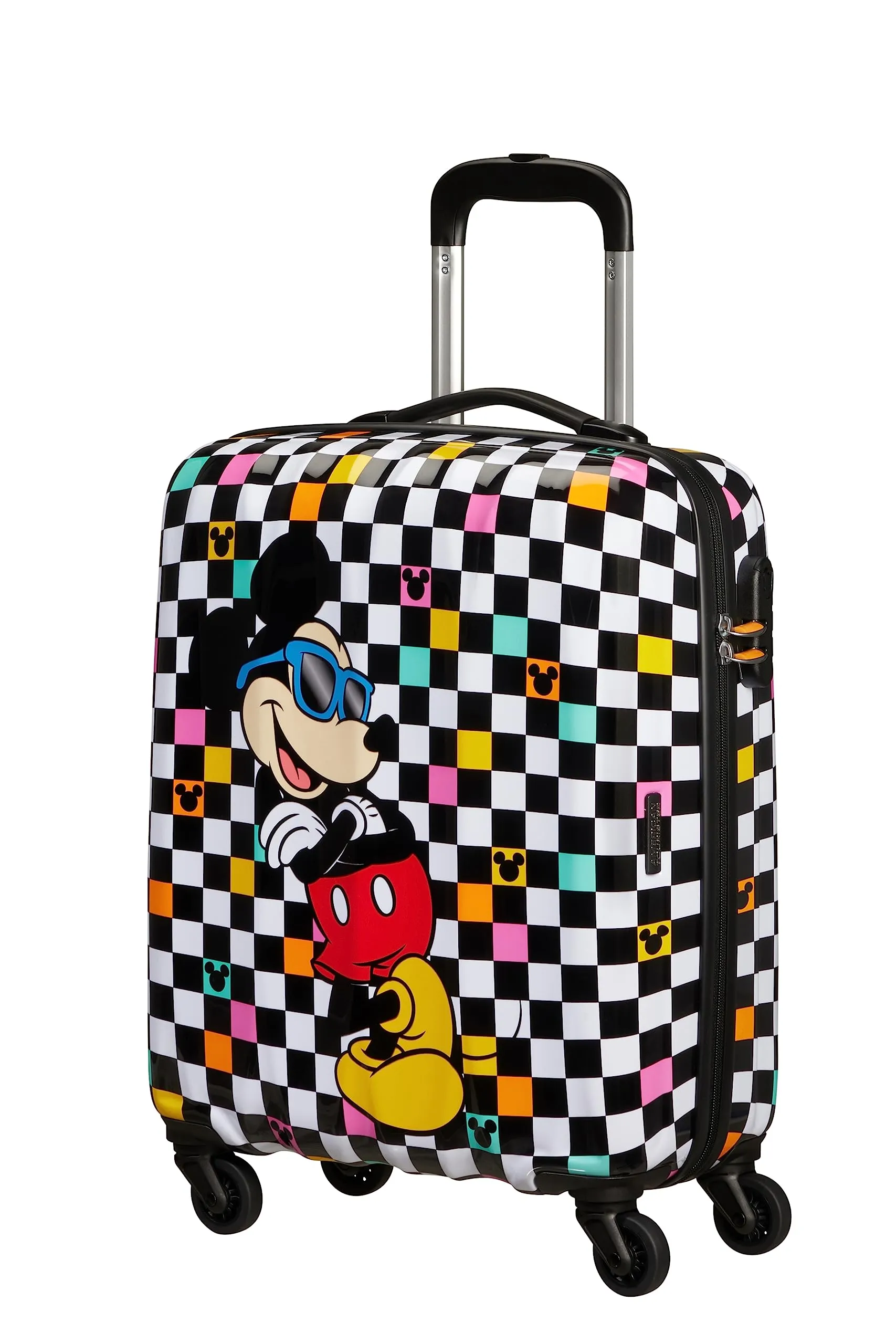 American Tourister Hypertwist, Spinner S, bagagli a mano, 55 cm, 36 L, multicolori (Topolino)