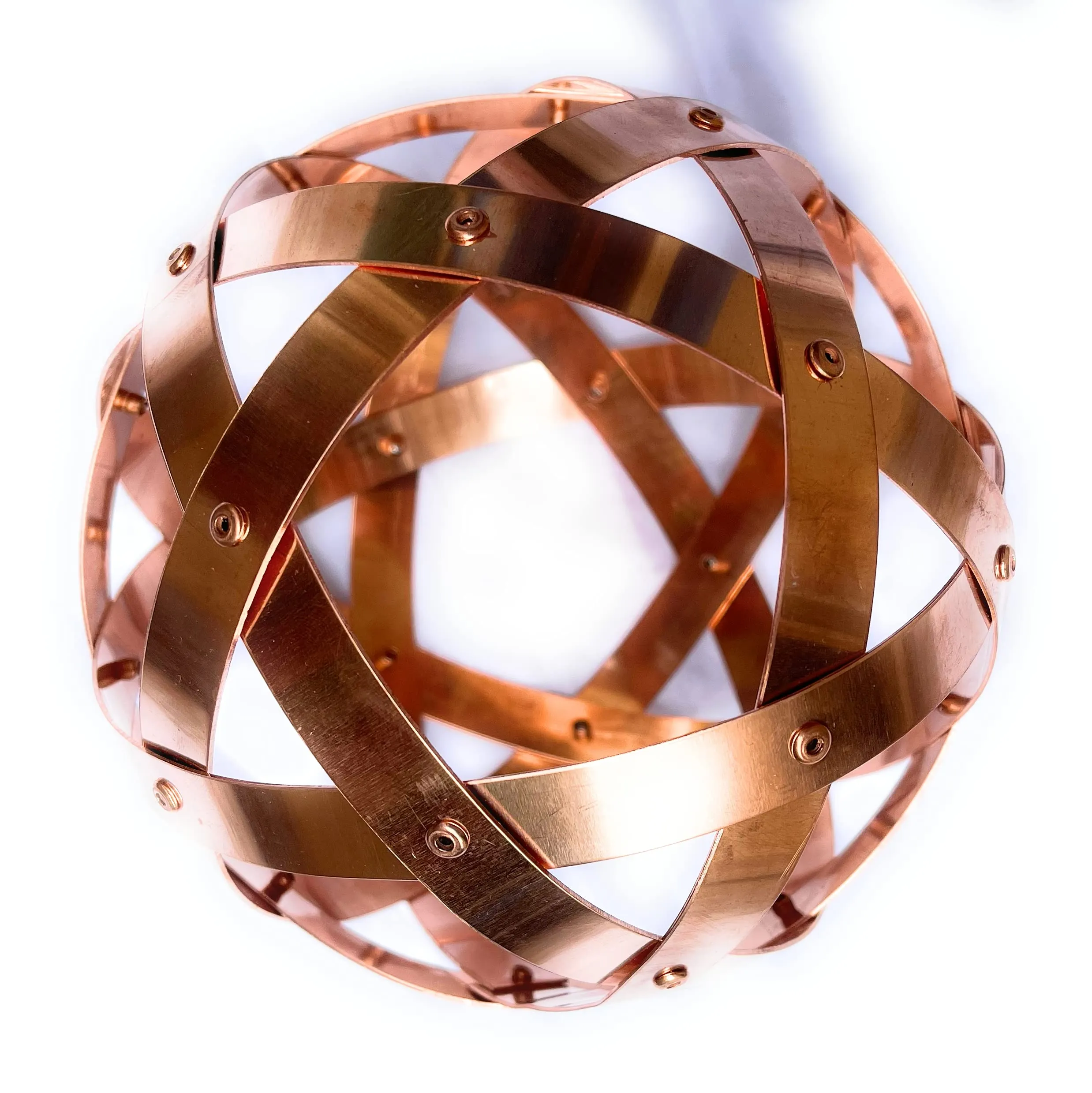 Pentasfera (genesa 6 cerchi), Purificatore energia, Dispositivo orgonico 16 cm diametro, Rame