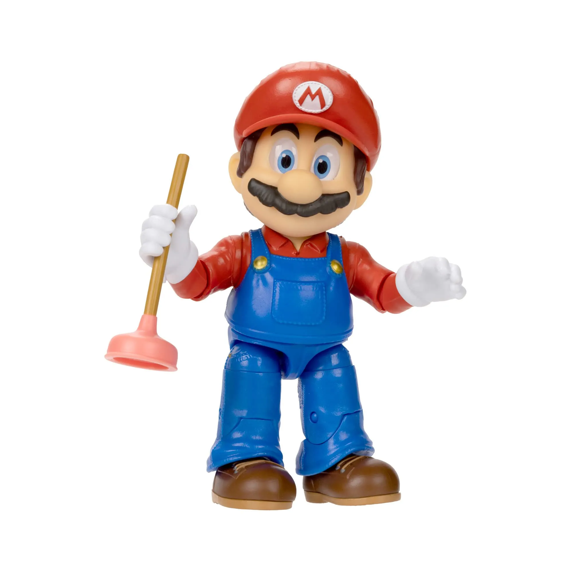 Nintendo Super Mario Movie – Action figure di Super Mario alta 13 cm, articolata ed estremamente dettagliata, con accessorio incluso. Direttamente dal film! Per bambini e collezionisti