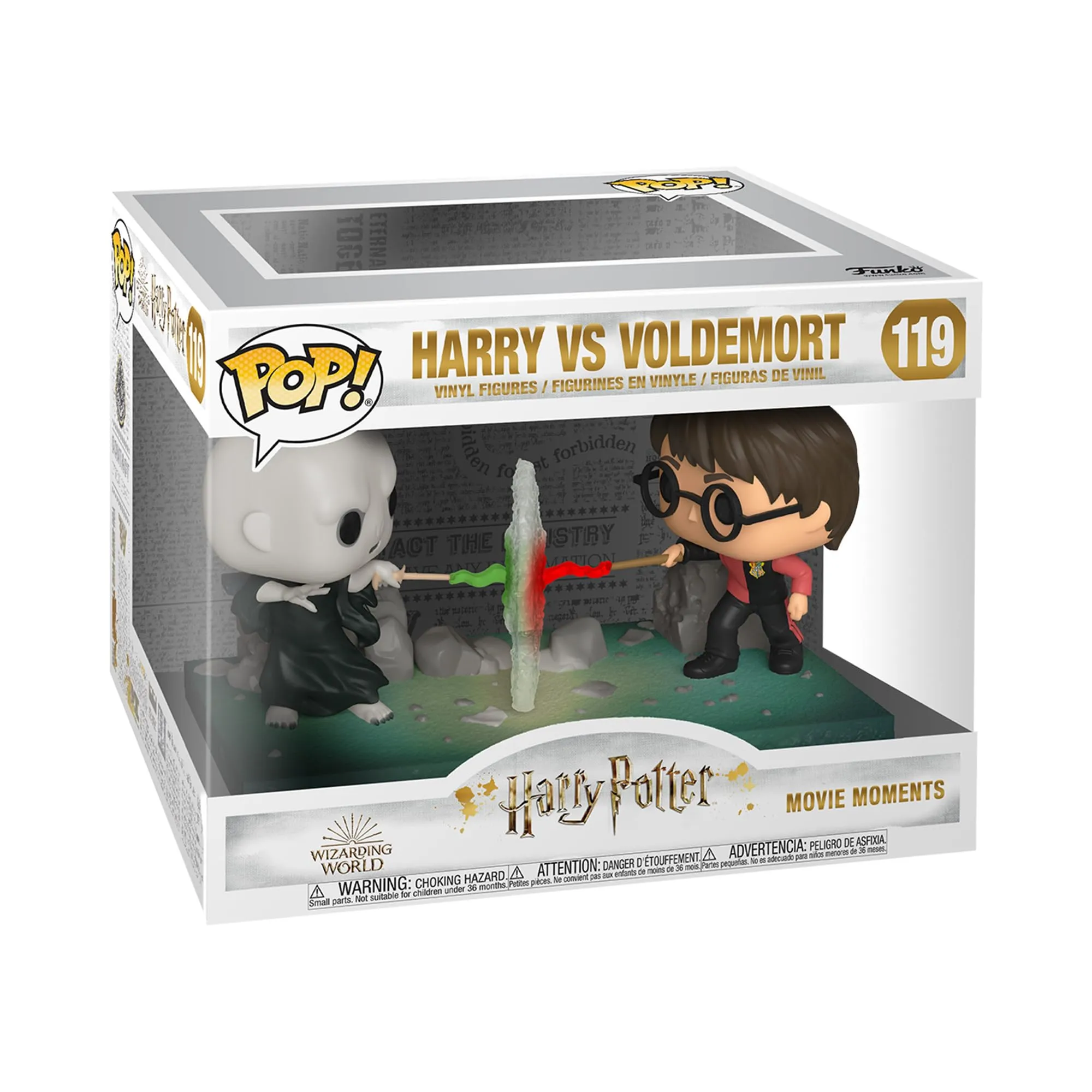 Funko Pop! Moment: Harry Potter VS Voldemort- Figura in Vinile da Collezione - Idea Regalo - Merchandising Ufficiale - Giocattoli per Bambini e Adulti - Movies Fans