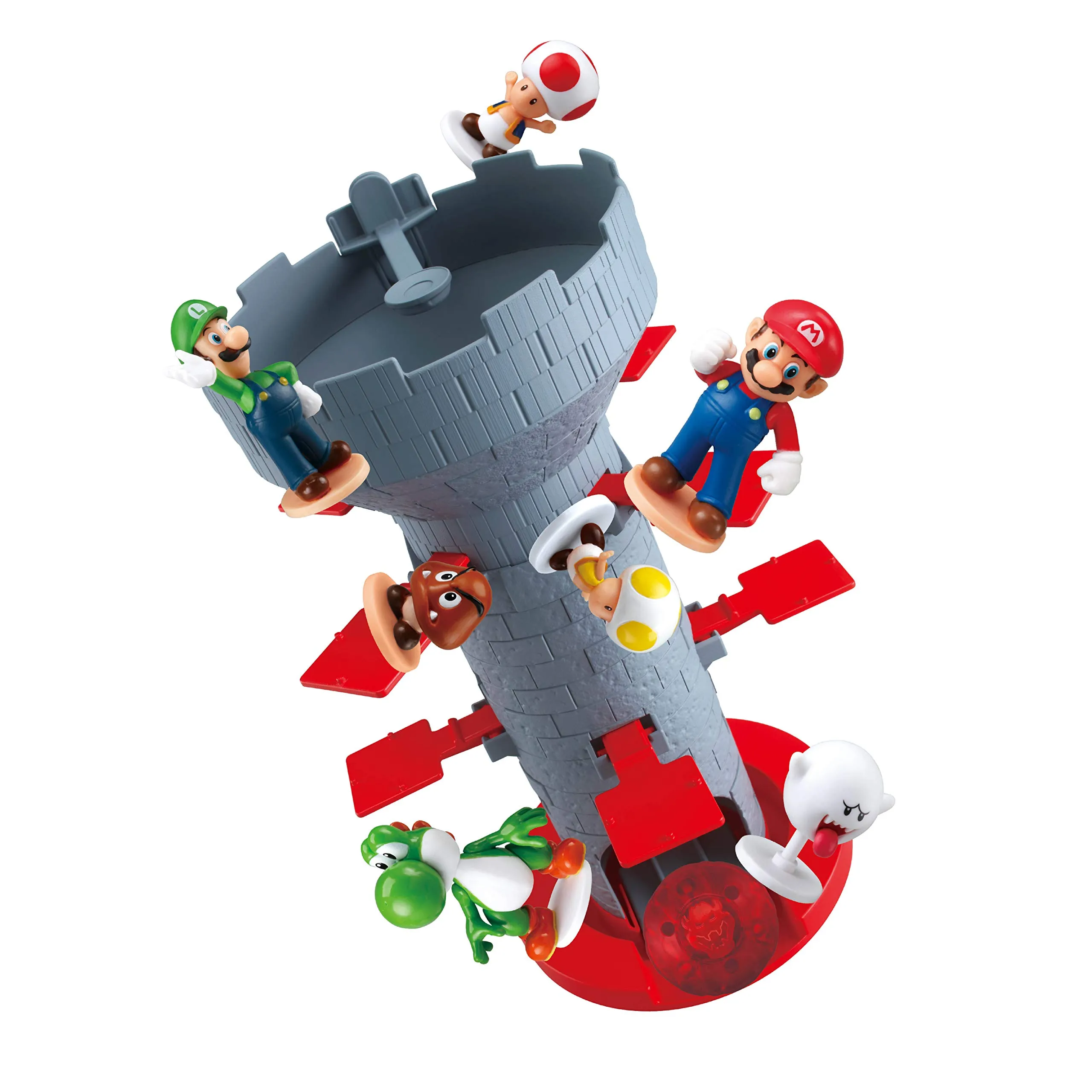 EPOCH GAMES 07356 Super Mario Blow Up! Shaky Tower (Edf) Gioco di abilità & 7357 Super Mario Piranha Plant Escape!