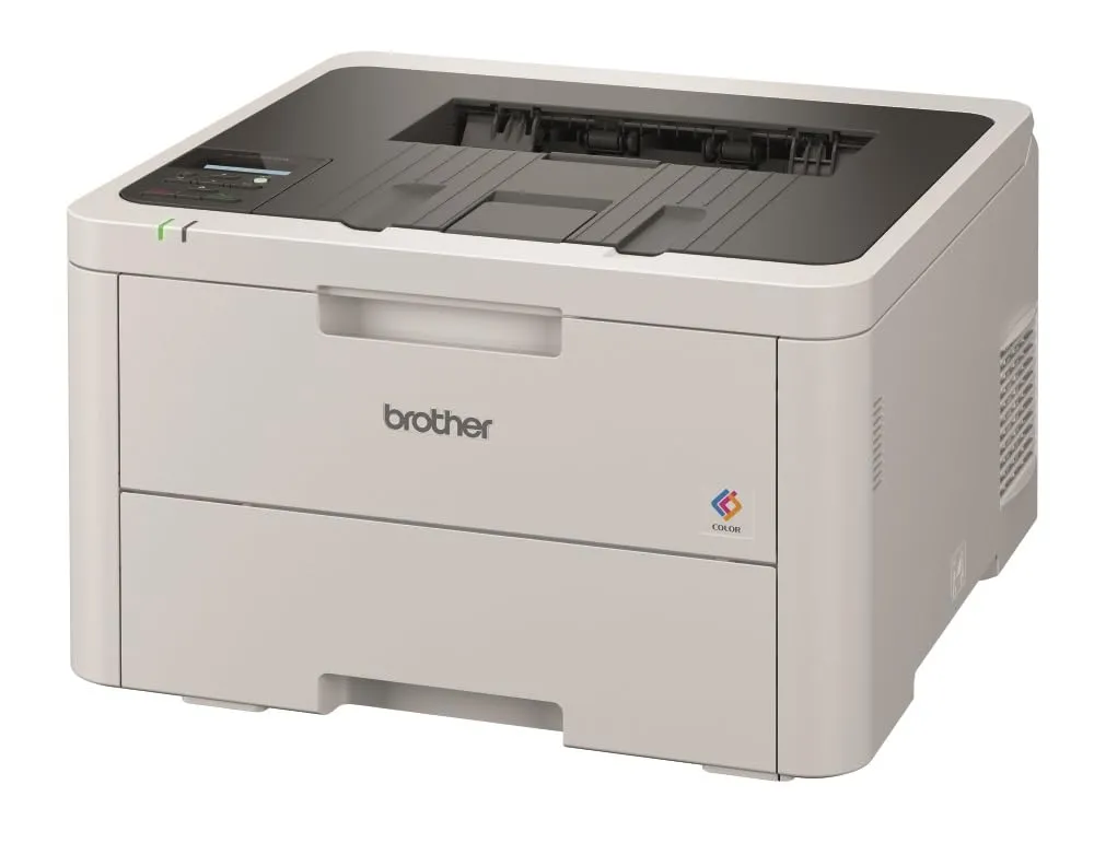 Brother HLL3240CDW Stampante LED a Colori, 26 ppm Mono e Colore,Stampa fronte/retro auto fino a 10 pag/min, Gigabit ethernet,WiFi a 5 GHz e USB,Vassoio carta 250 fogli,Pannello di controllo LCD 1 riga