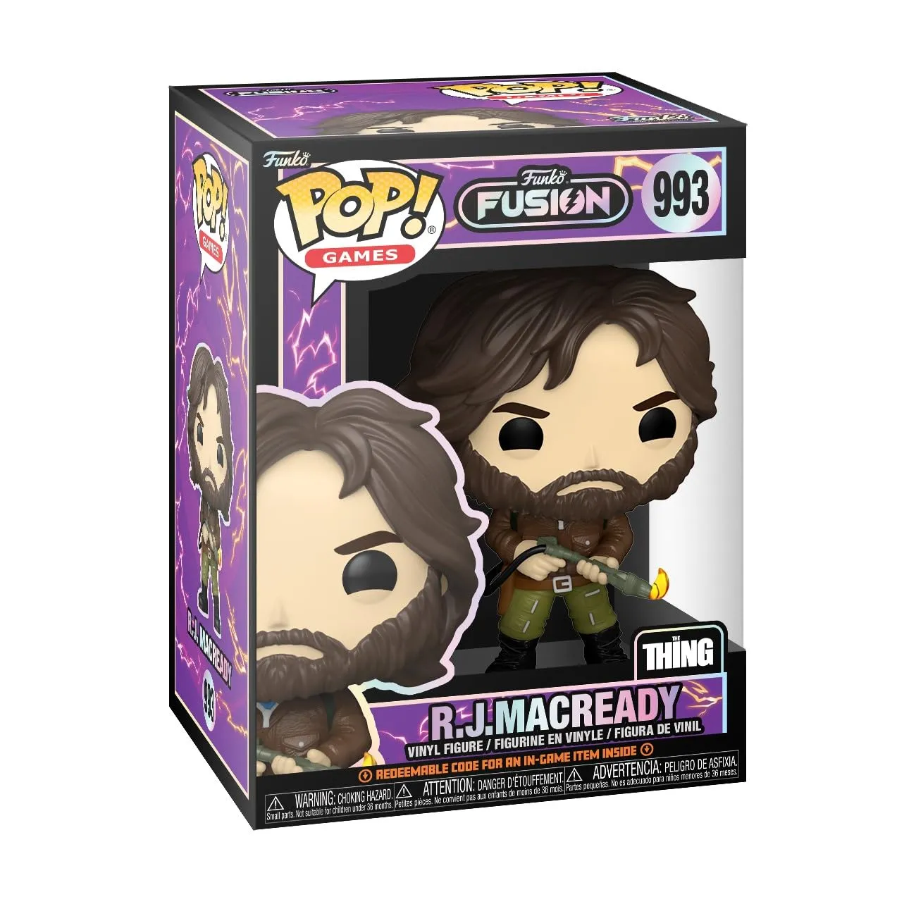 Funko POP! Games: Fusion - R.J MacReady - The Thing - Figura in Vinile da Collezione - Idea Regalo - Merchandising Ufficiale - Giocattoli per Bambini e Adulti - Video Games Fans