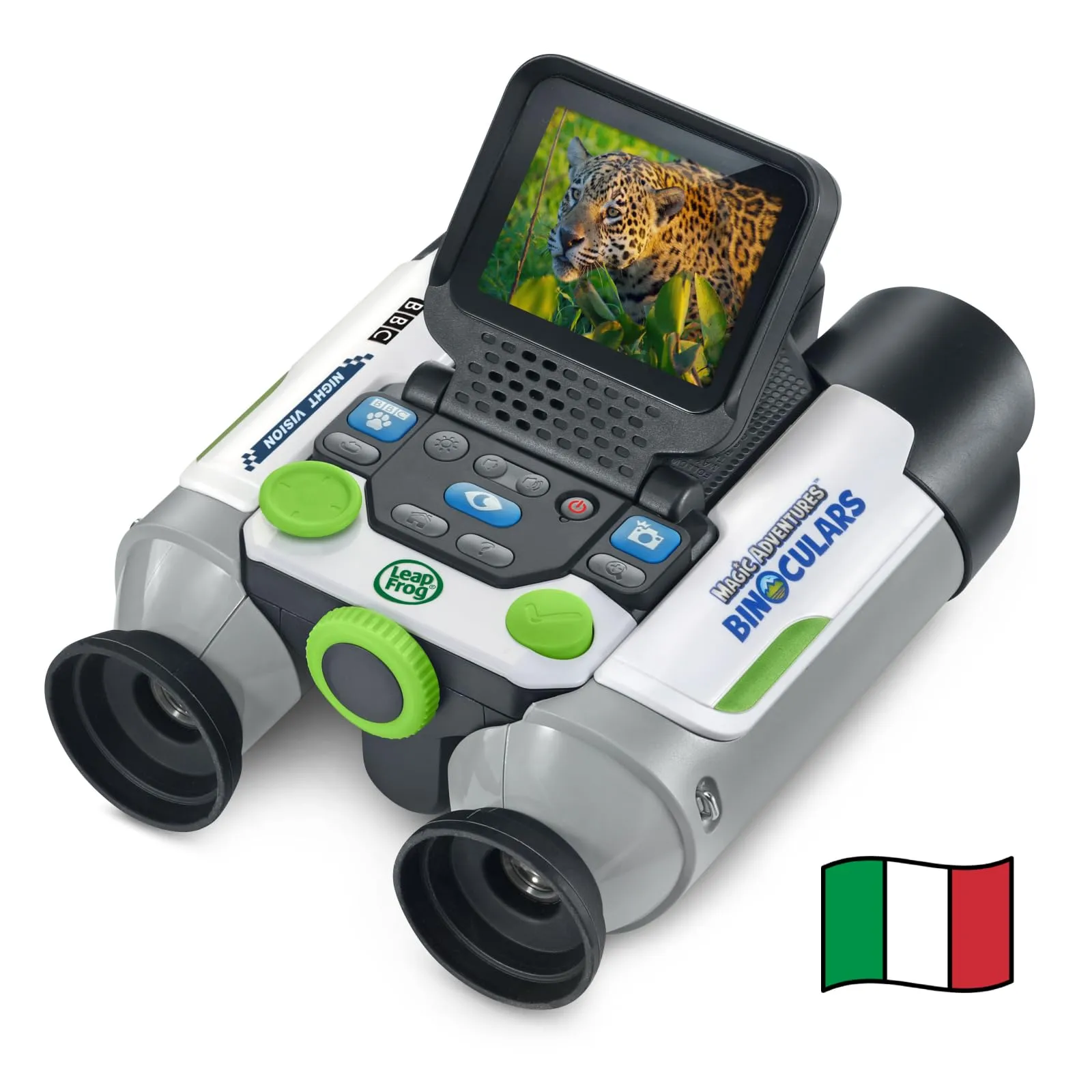 VTech Video Binocolo Interattivo, Binocolo Bambini con 6 Modalità di Gioco, Schermo LCD a Colori, Oltre 700 Contenuti BBC Integrati, Visione Notturna, Lingua Italiana, Batterie Incluse, 5-12 Anni