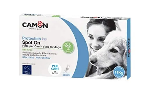 Camon fiale spot on antiparassitario olio di neem cane superiore a 11 kg.