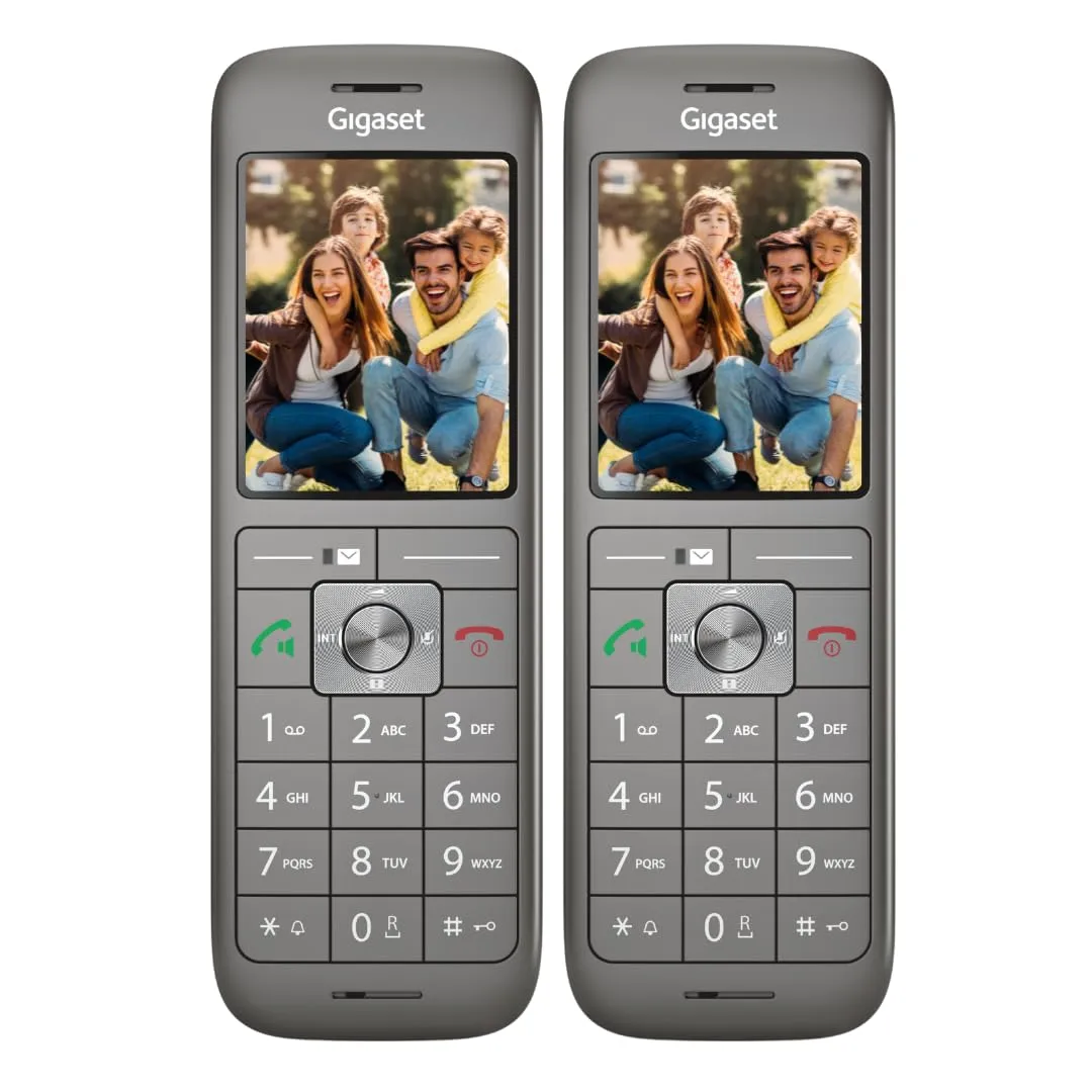 Gigaset CL660HX Analog/DECT telephone Identificatore di chiamata Antracite, Nero [Germania] [Versione tedesca]