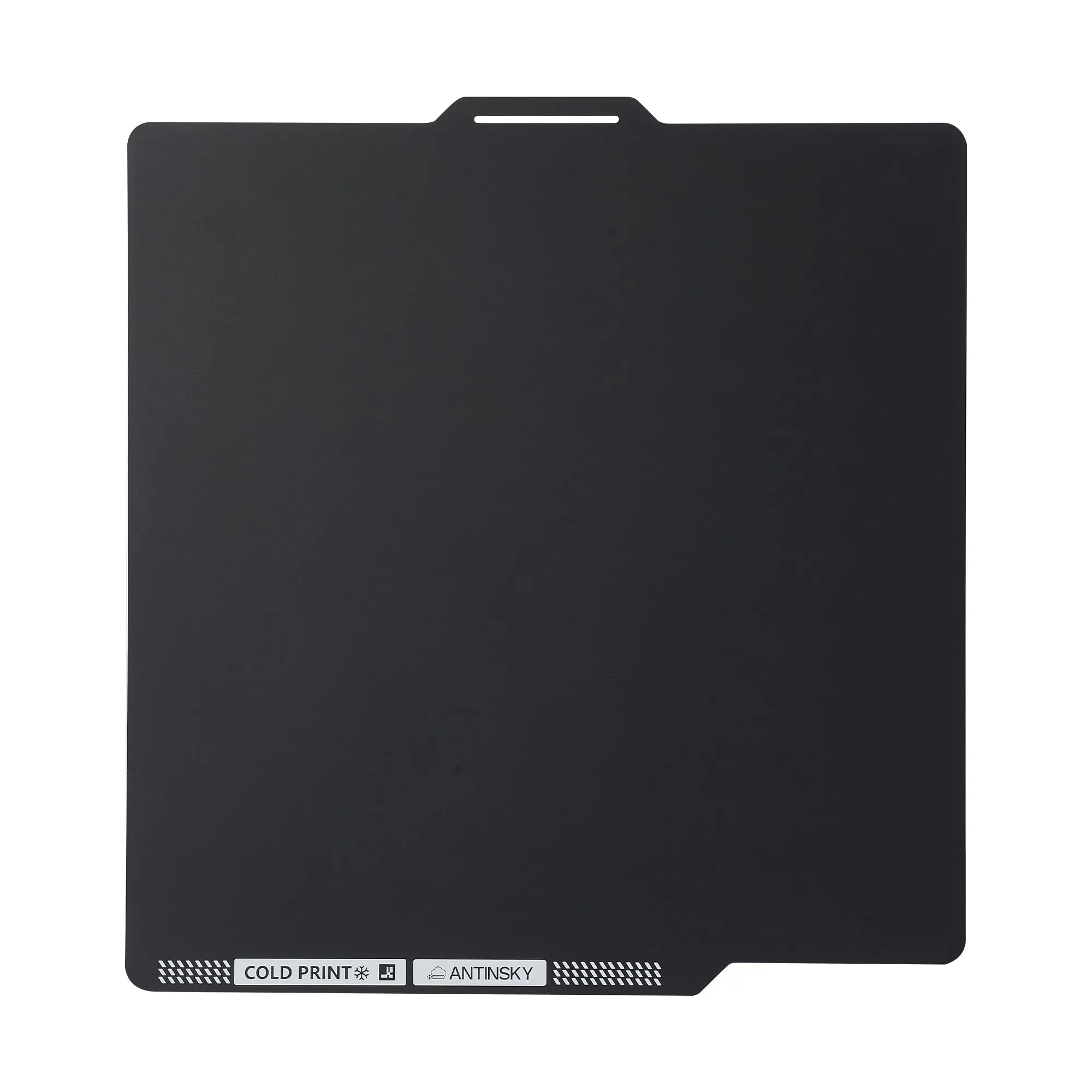 Antinsky Bambu Lab Cold PEI Sheet Double Sided 257,5 x 257,5 mm (10,14 x 10,14 pollici), foglio in acciaio magnetico flessibile facile da rimuovere, PEI Build Plate for Bambu Lab X1/X1C/P1P/A1 3D