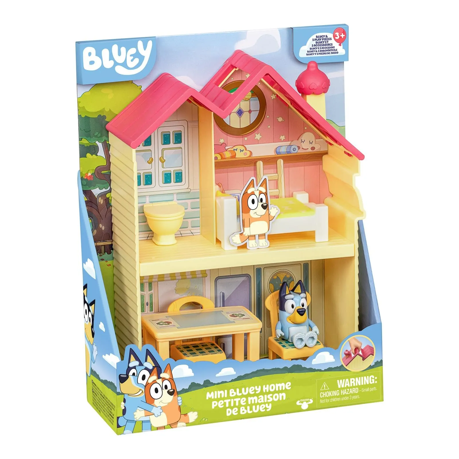 BLUEY Mini Home - Playset personaggio di 6 cm e accessori | Rocco Giocattoli