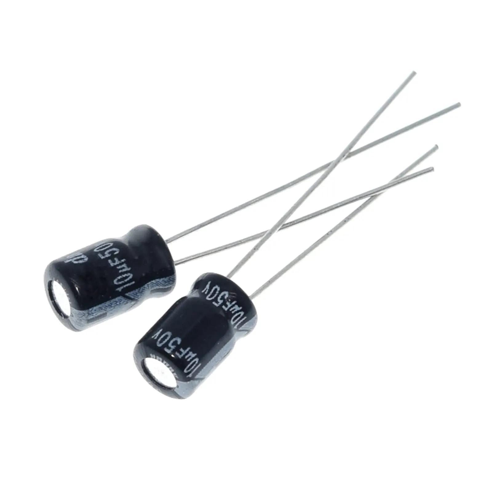 EFARMA Condensatori elettrolitici, 50 condensatori elettrolitici 10uF 50V, Dimensioni 5x7mm