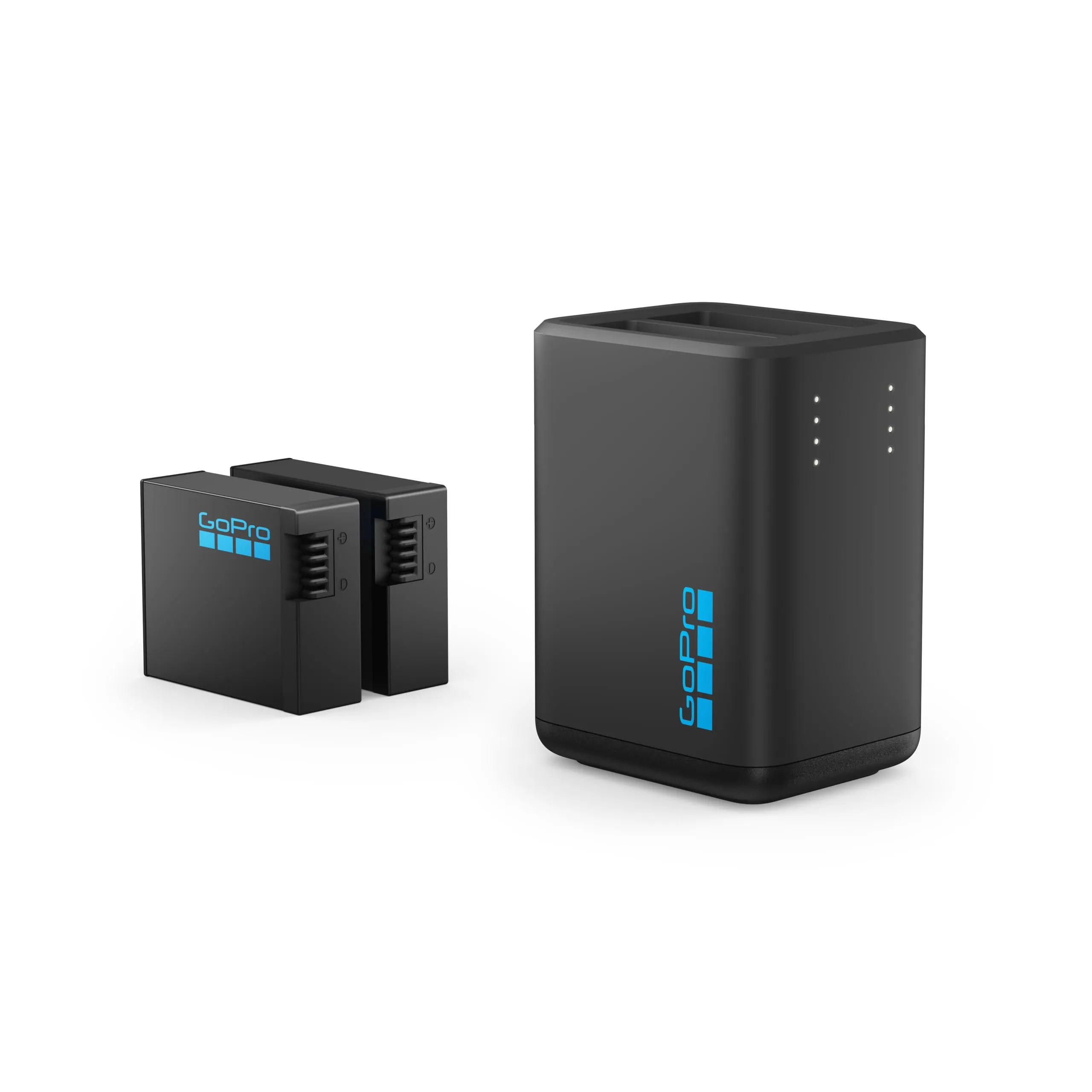 Caricabatterie doppio GoPro + 2 batterie ricaricabili Enduro (HERO13 Black) - Accessorio ufficiale GoPro