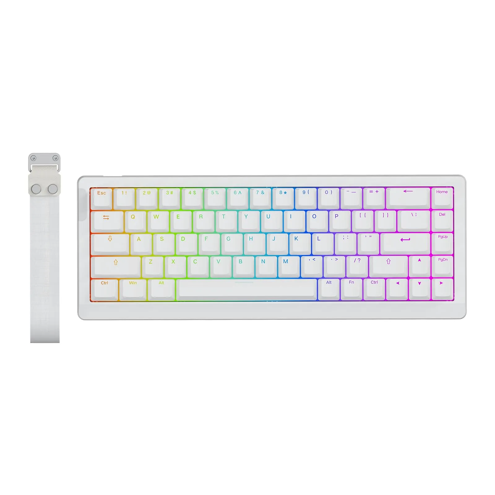 EPOMAKER HE68 Lite Tastiera da Gioco a Effetto Hall, 8k Polling & 128K Scan Rate, 0.01mm Adjustable Trigger, 0.125ms Latency, 5-Layer Sound-Dampened, Snap Key, SOCD, A-RGB, Wired
