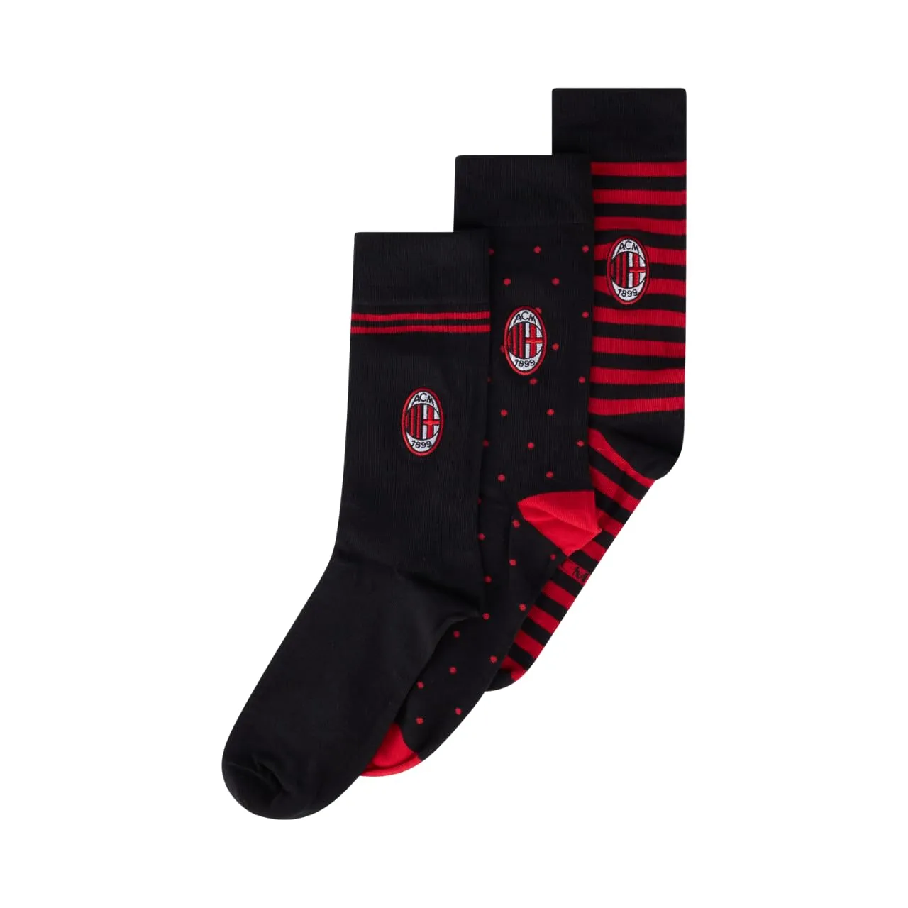 AC Milan - Calzini 3 Paia con Logo Ufficiale