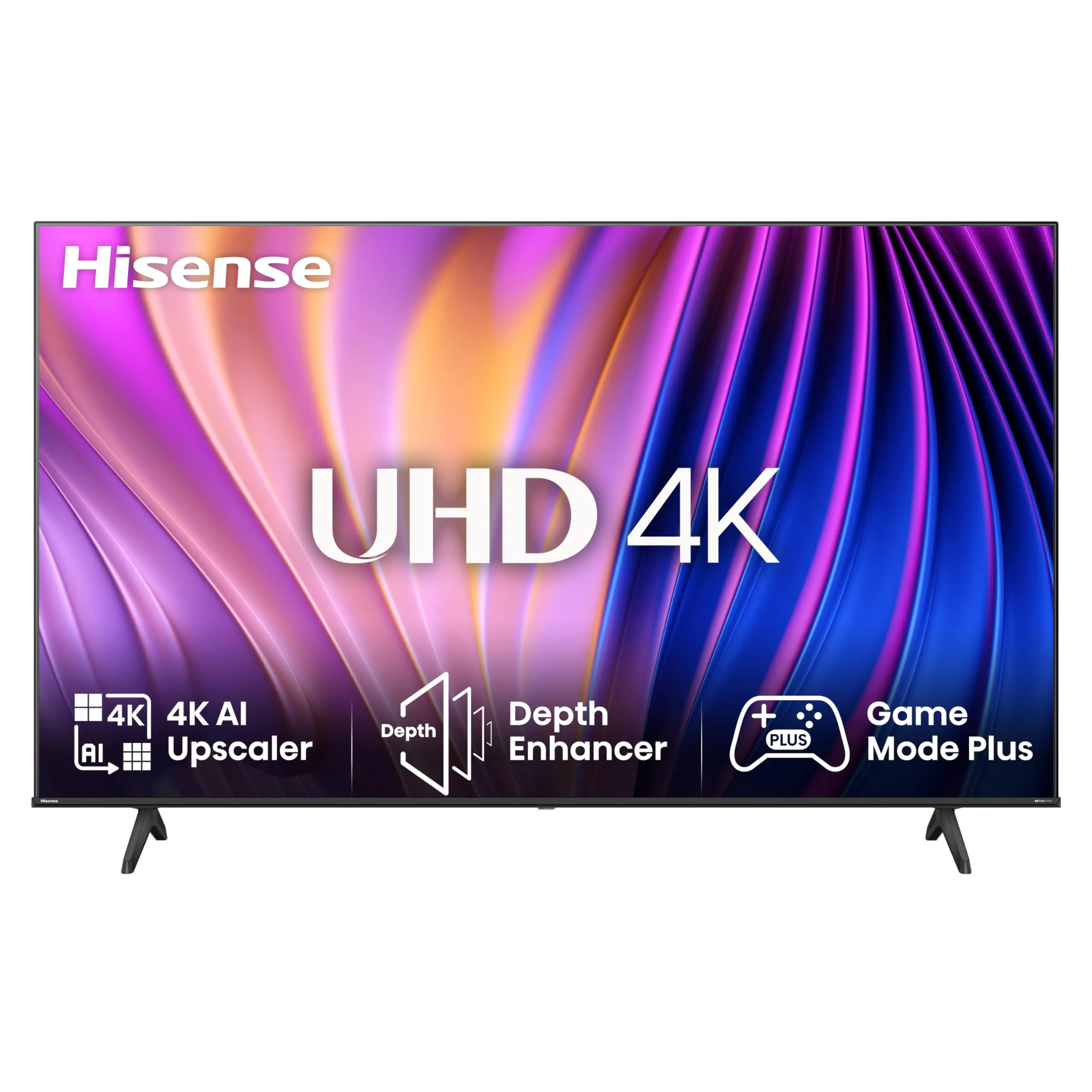 Hisense TV 65" 4K Ultra HD 65E63NT, Smart TV VIDAA U7, Dolby Vision, HDR 10+, DTS Virtual:X, Game Mode Plus, Alexa Built-in, VIDAA Voice, Tuner DVB-T2/S2 HEVC 10, lativù 4K