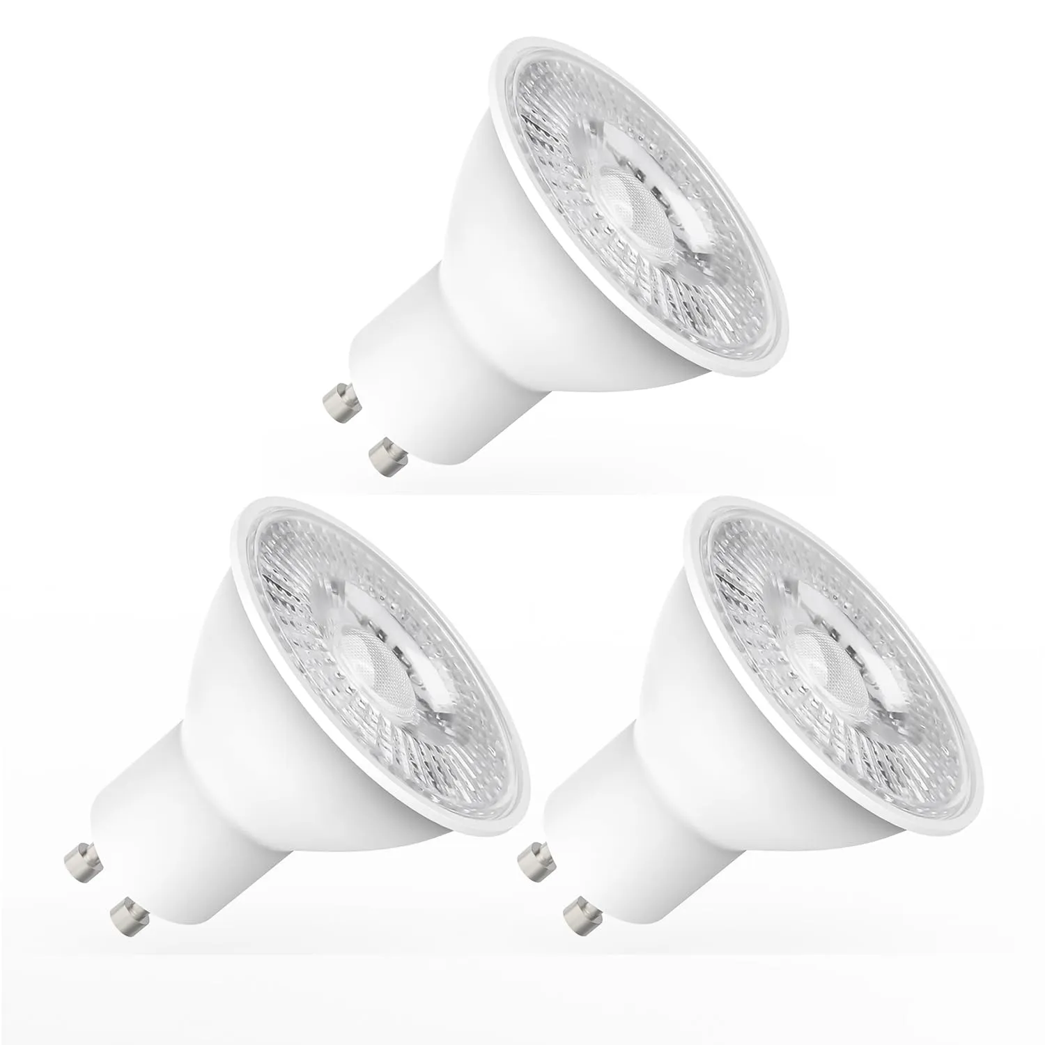 Yiahin Lampadine LED GU10, 3 pz, 5W equivalente a 50W, attacco GU10, 3000K/4000K/6000K, 450 lumen, lunga durata, basso consumo, non dimmerabili