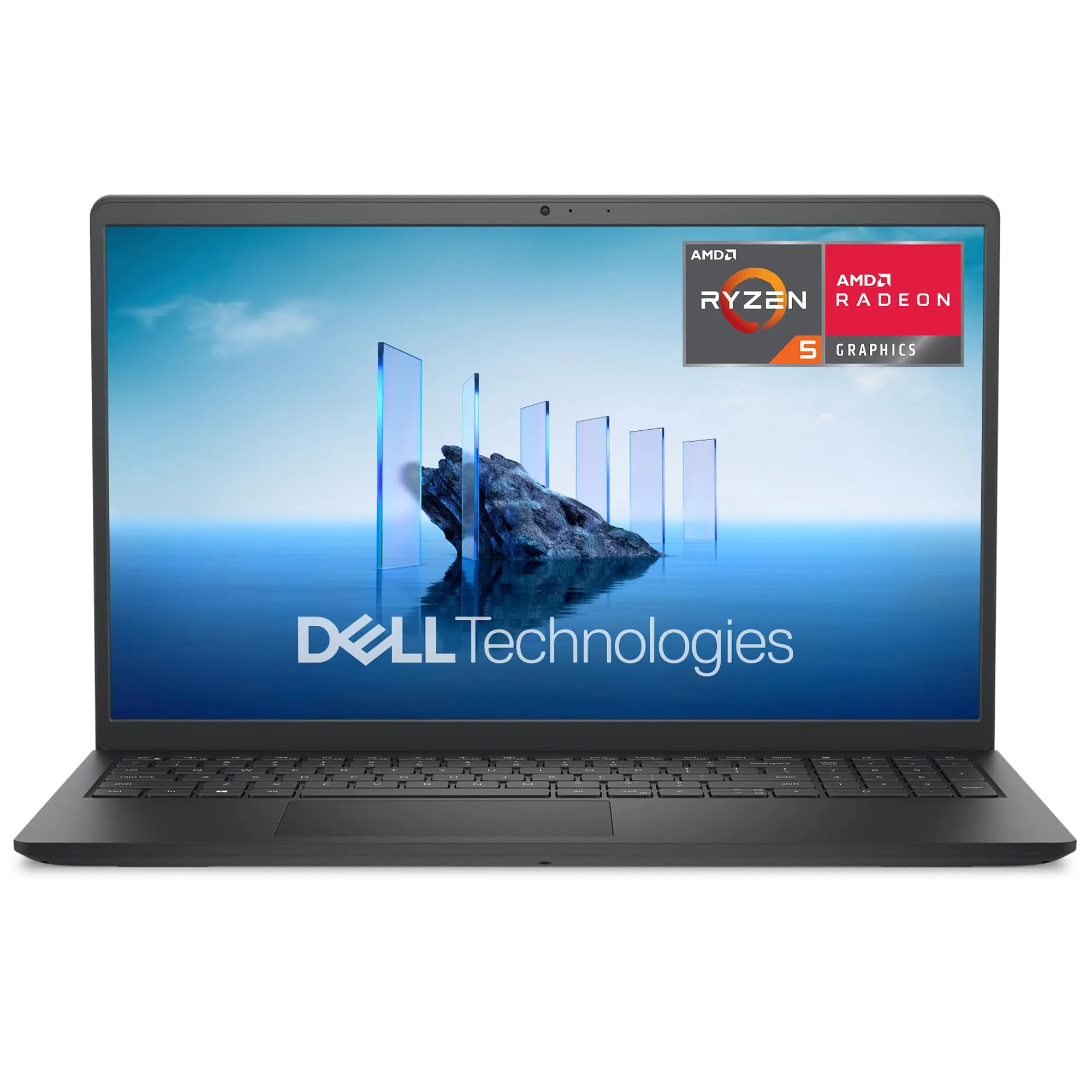 Dell 15 Laptop DC15255 15,6" FHD (1920 x 1080) 120Hz, AMD Ryzen 5 7520U, Grafica Radeon 610M, 8GB LPDDR5 RAM, 512GB SSD, Windows 11 Home, Tastiera QWERTY – Nero Carbonio