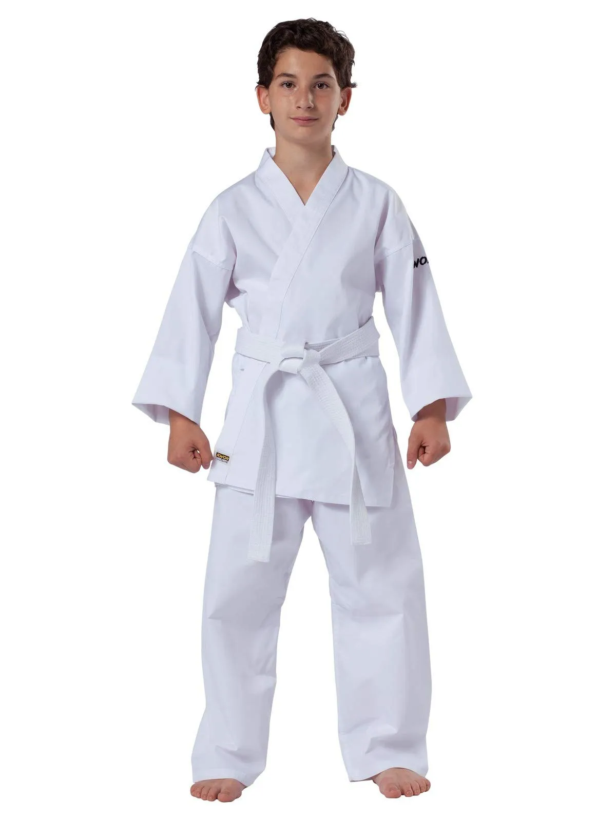 Kwon, Kimono Bambino Karate Basic, Bianco (Weiß), 140cm