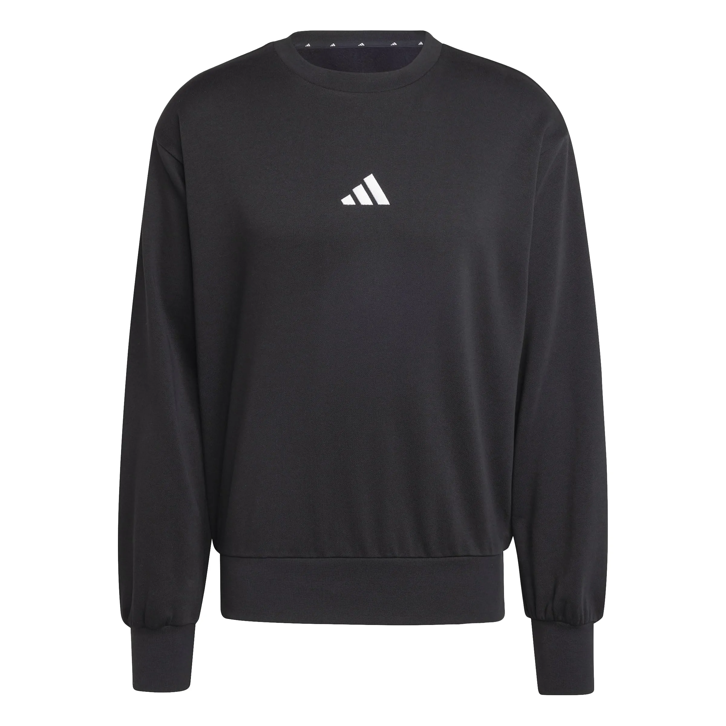Adidas Homme Essentials FEELCOZY Fleece Sweatshirt, Black/White, XXL