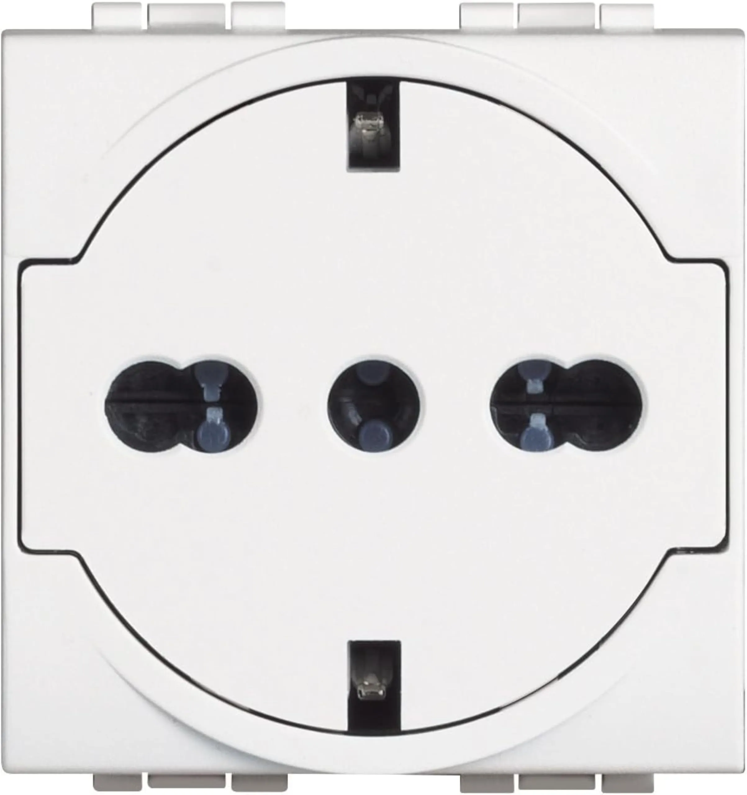 BTicino SN4140V16FF Livinglight Presa Universale, Flat, Bianco