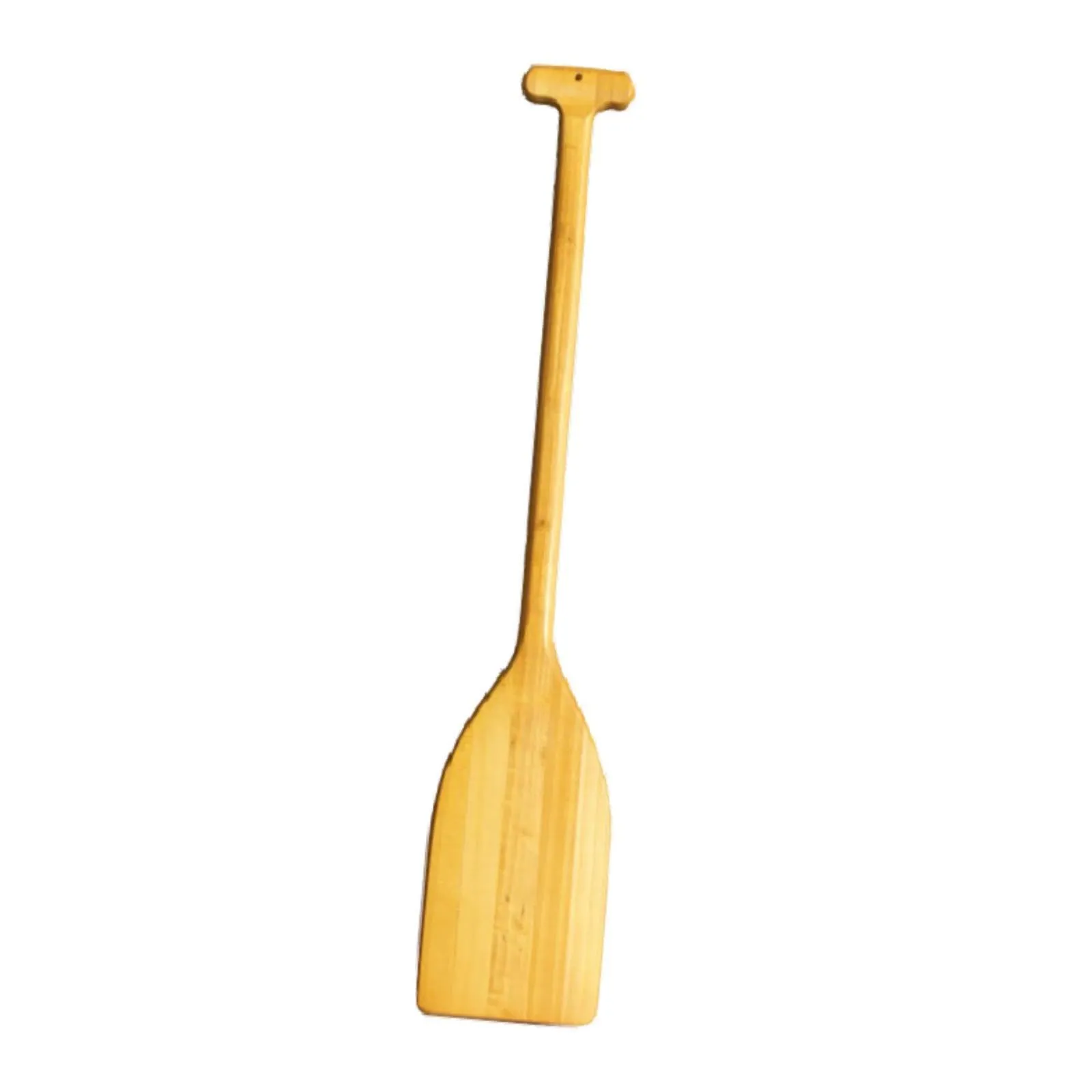 Ronyme Paddle in Legno in Canotta Remo Leggero Leggero da 32 Pollici di Decorazione Nautica a Mano Robusta a Mano Paddle per Arredamento per Ufficio, Giallo