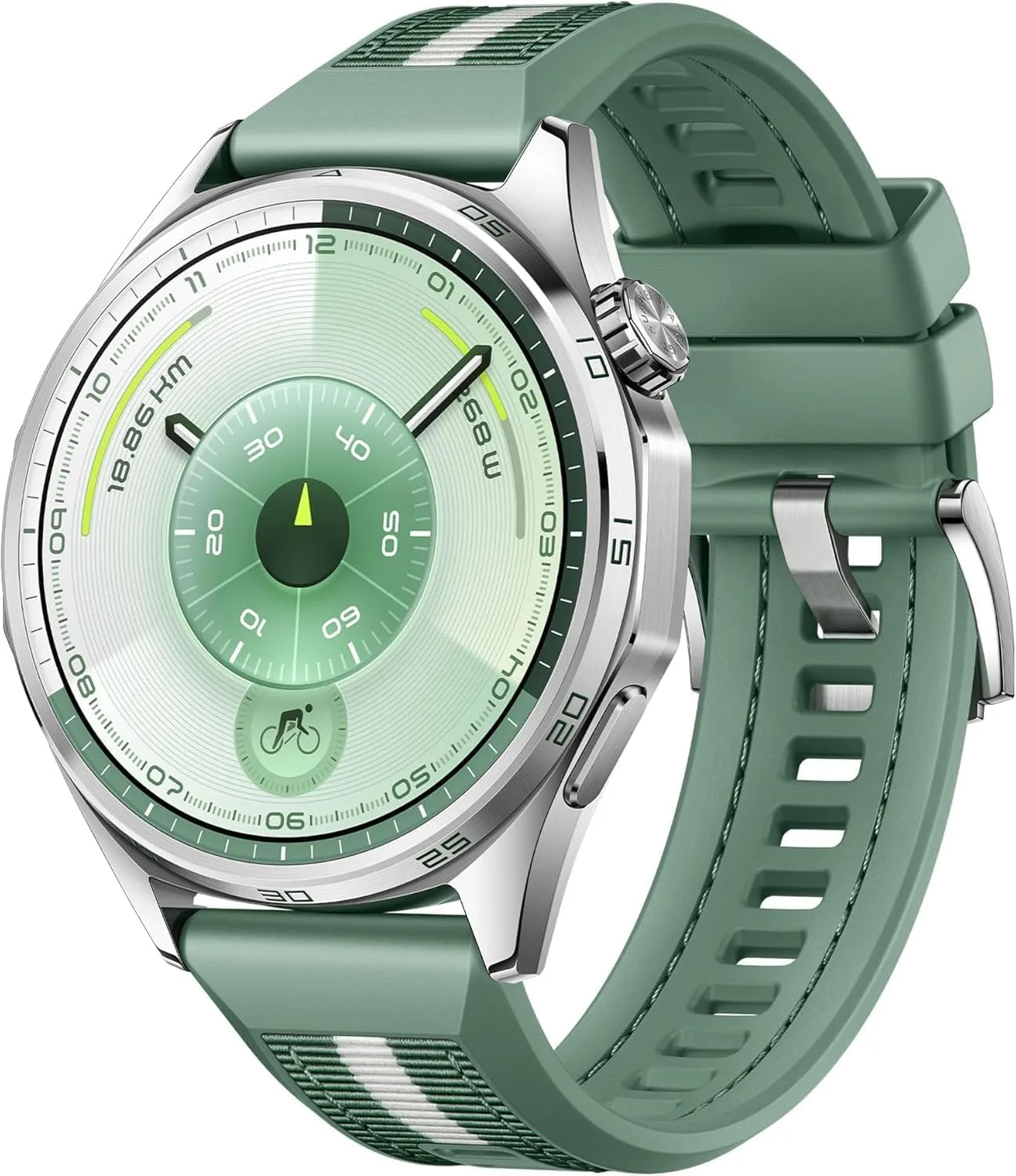 HUAWEI WATCH GT 6 GPS 46 mm Smart Watch, touchscreen AMOLED da 1,47", durata della batteria fino a 21 giorni, ciclismo, oltre 100 modalità sport, iOS e Android, monitoraggio della salute tutto il