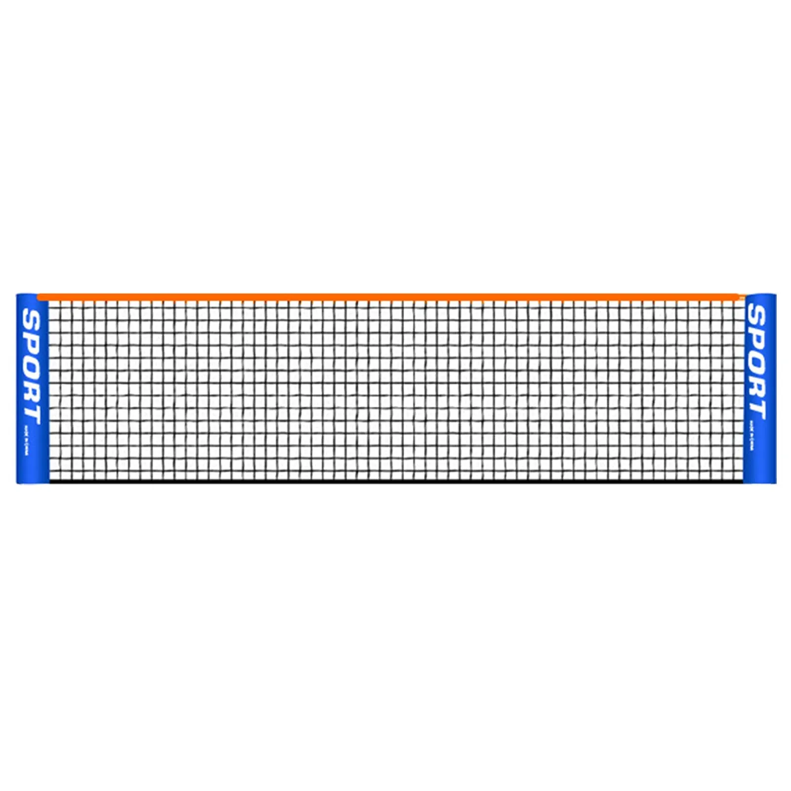 Rete da Tennis Portatile da 4-6 m, Rete da Badminton Pieghevole, Reteda Pallavolo per Bambini e Adulti, per Campo Interno o Esterno, Giardino, Cortile Della Scuola, Spiaggia (size:6.1m, senza telaio)