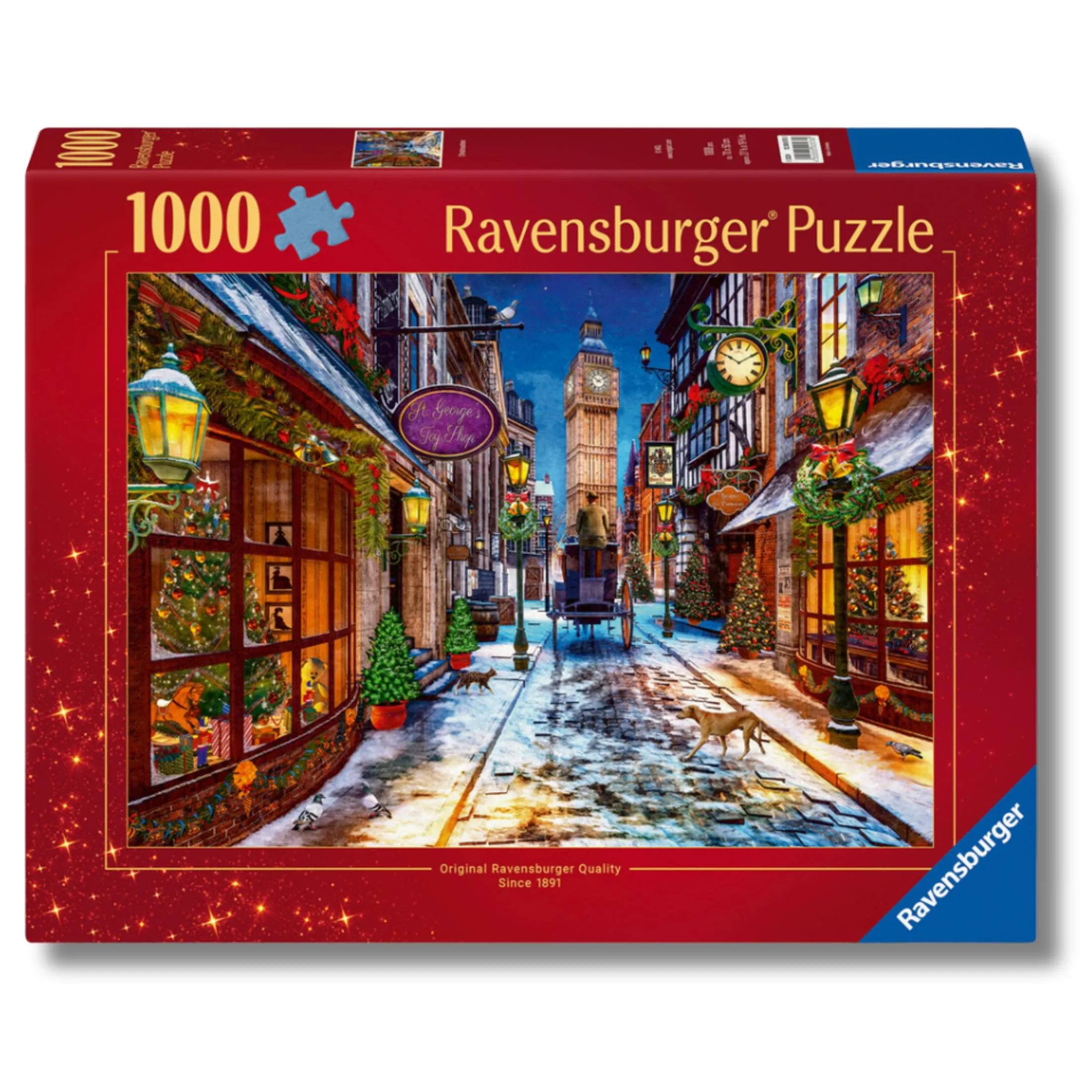 Ravensburger - Puzzle 1000 Pezzi Periodo Natalizio | Puzzle Adulti E Bambini Con Una Misura Di 70x50 Cm | Regalo Per Adulti E Bambini Da 14 Anni E Più | Puzzles Ravensburger
