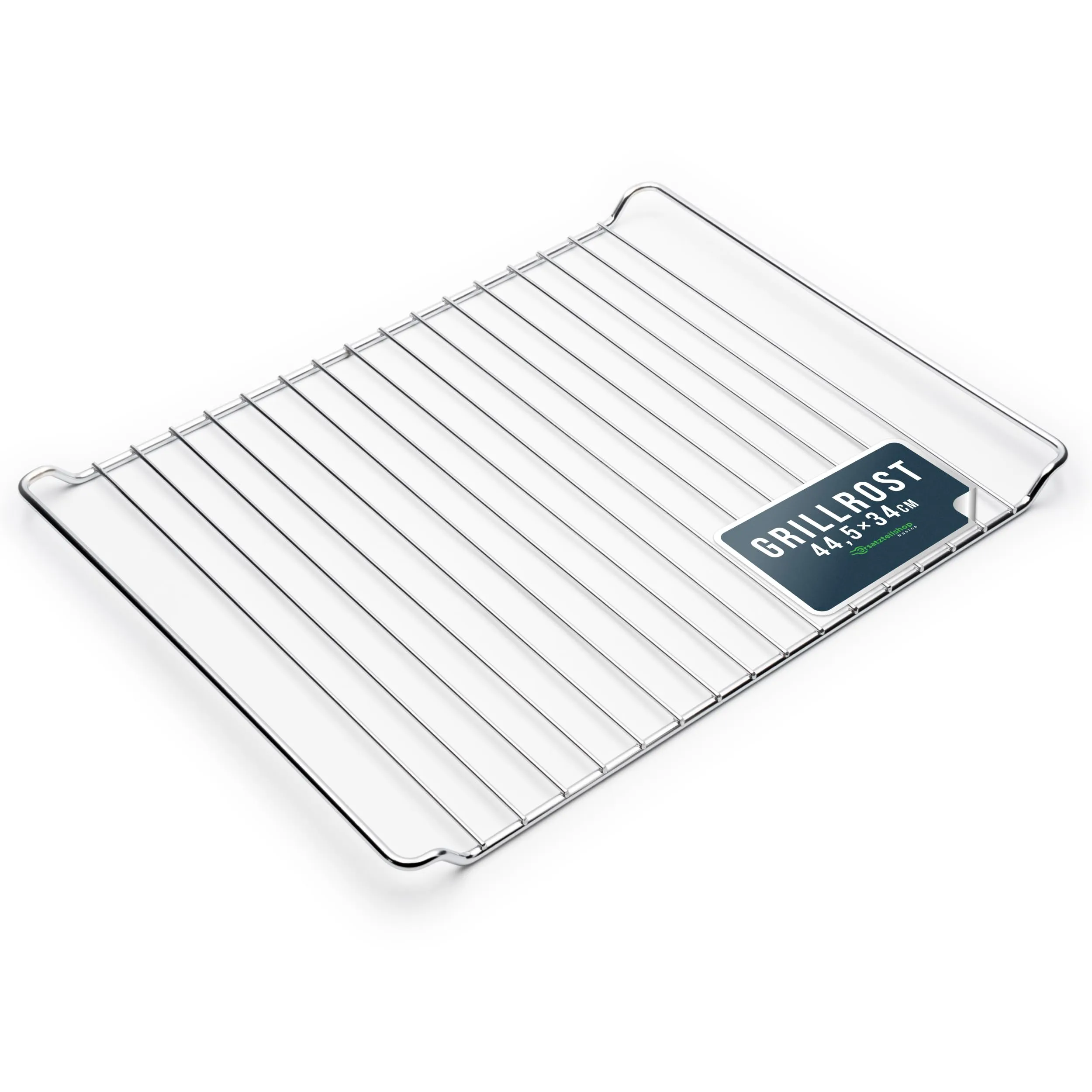 Griglia da forno, 44,5 cm x 34 cm, compatibile con Whirlpool 481245819334 GRD001 Bauknecht Ignis Indesit Ikea per forno in argento cromato-Misurare preventivamente la vecchia griglia