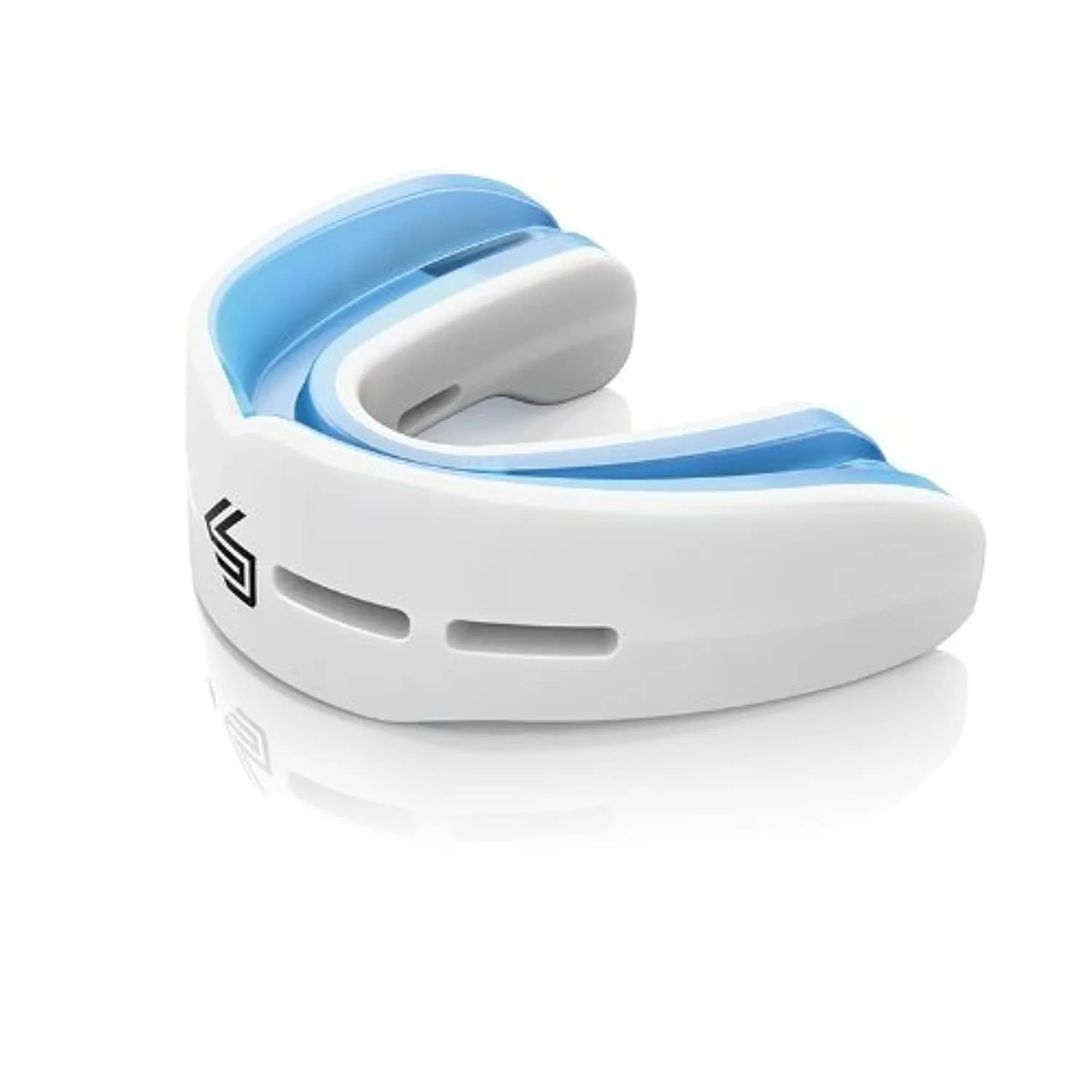 Shock Doctor Paradenti Nano Double Fight per Adulti, Colore: Bianco