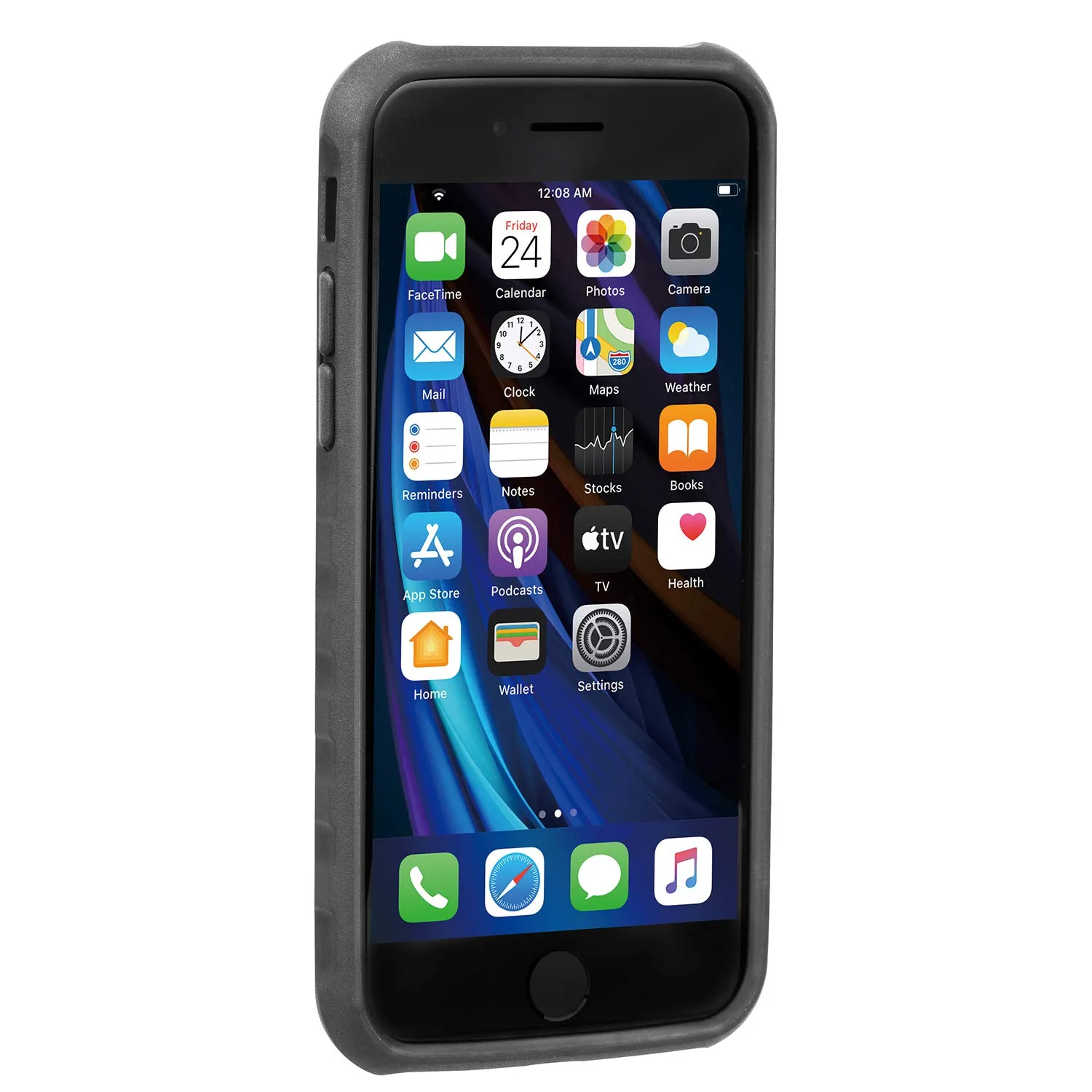 Topeak RideCase (Apple iPhone 7-8-SE) -Black, Accessori: Smartphone Unisex-Adulto, Nero, TU EU