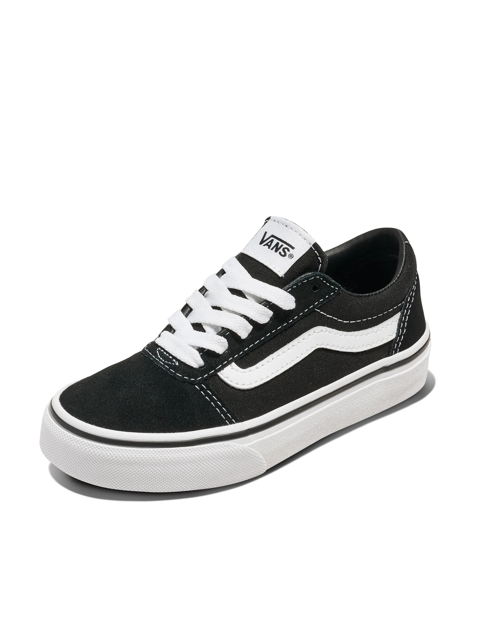 Vans Ward, Sneaker Unisex - Bambini e ragazzi, Suede Canvas Black White, 38.5 EU