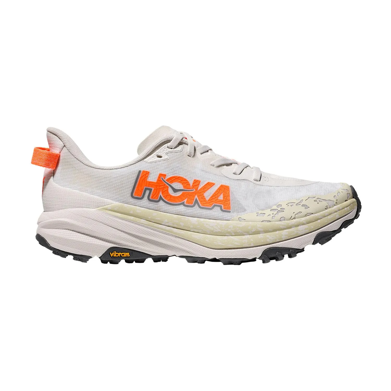 Hoka One One Speedgoat 6 White/Neon Tangerine, 41 1/3 EU