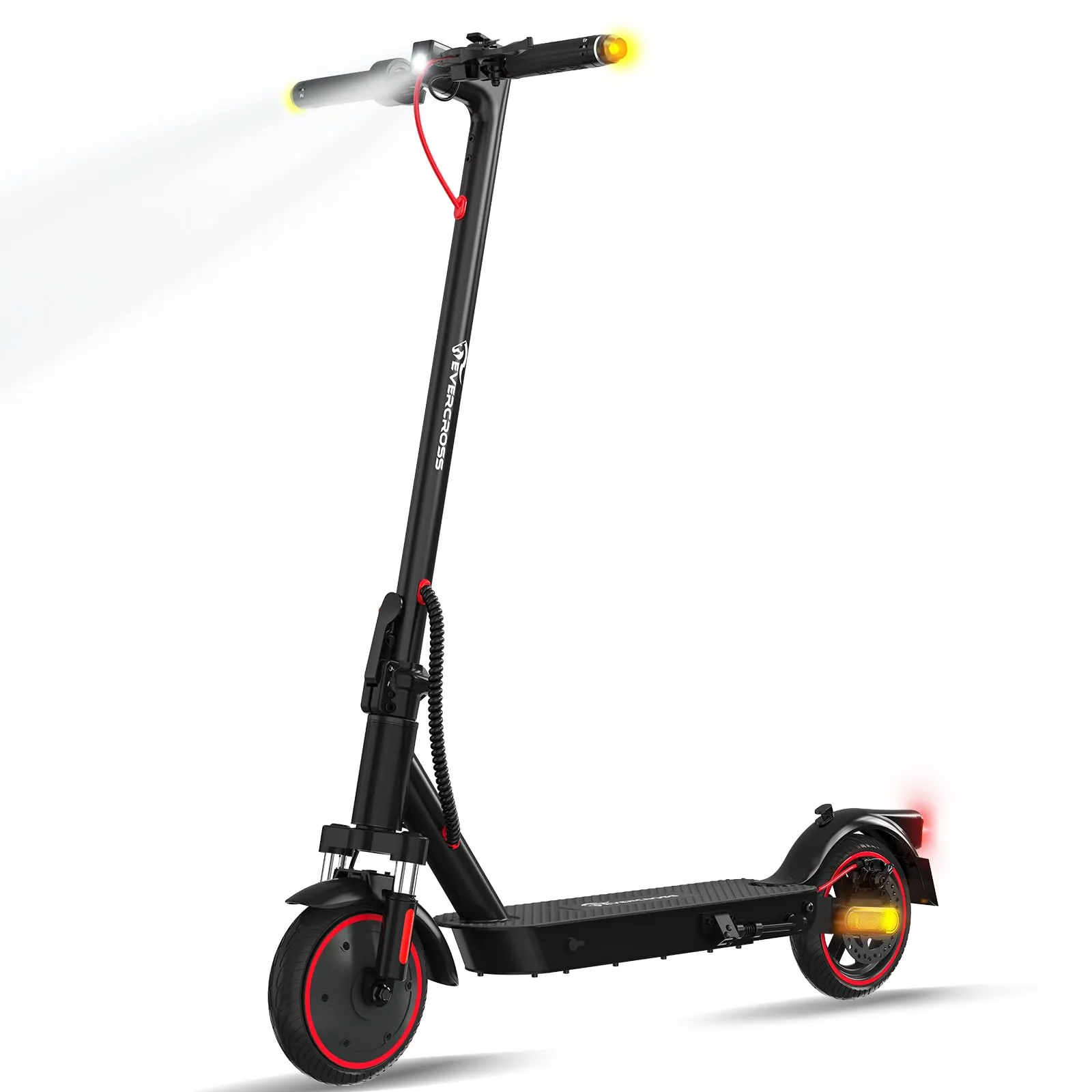 EVERCROSS EV85F Monopattino Elettrico Adulto, 8,5'' Scooter Elettrico Pieghevole - APP, Motore da 350W, Batteria da 7,8AH, Peso di 15KG, Carico Massimo 120KG, Doppio Freno, Doppio Ammortizzatore