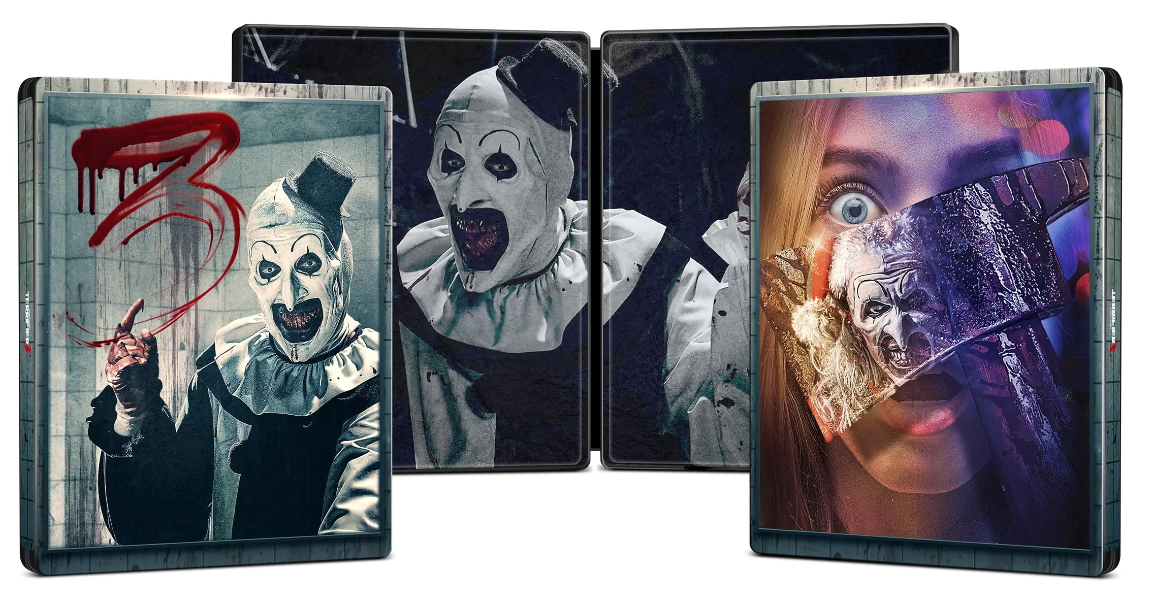 Terrifier 3, Steelbook 4K UHD e Blu-ray